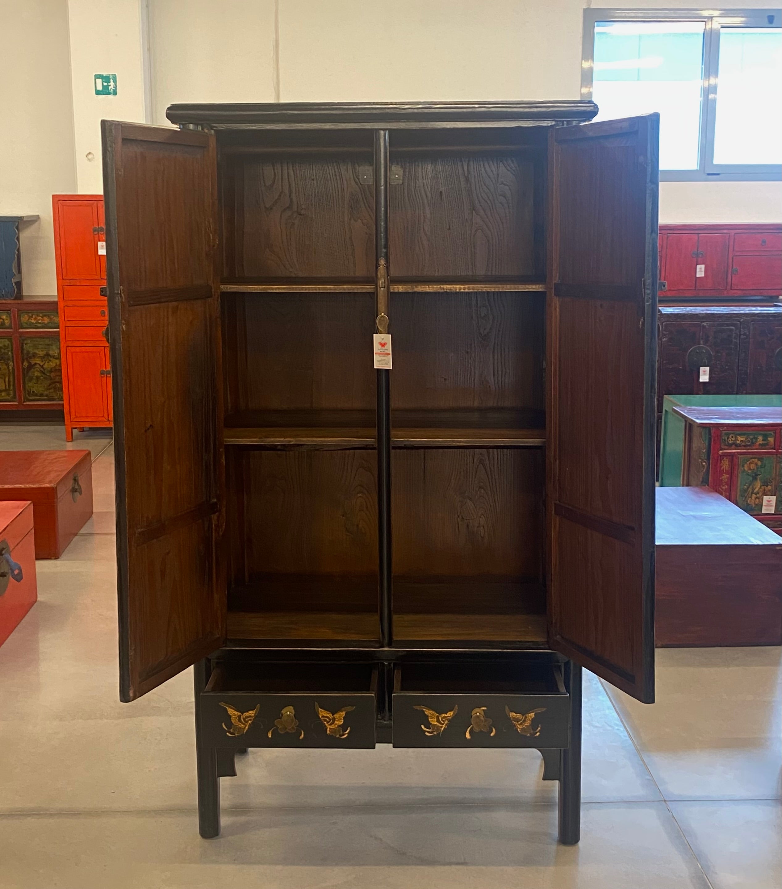 ARMADIO CINESE DECORATO DELLO SHANXI