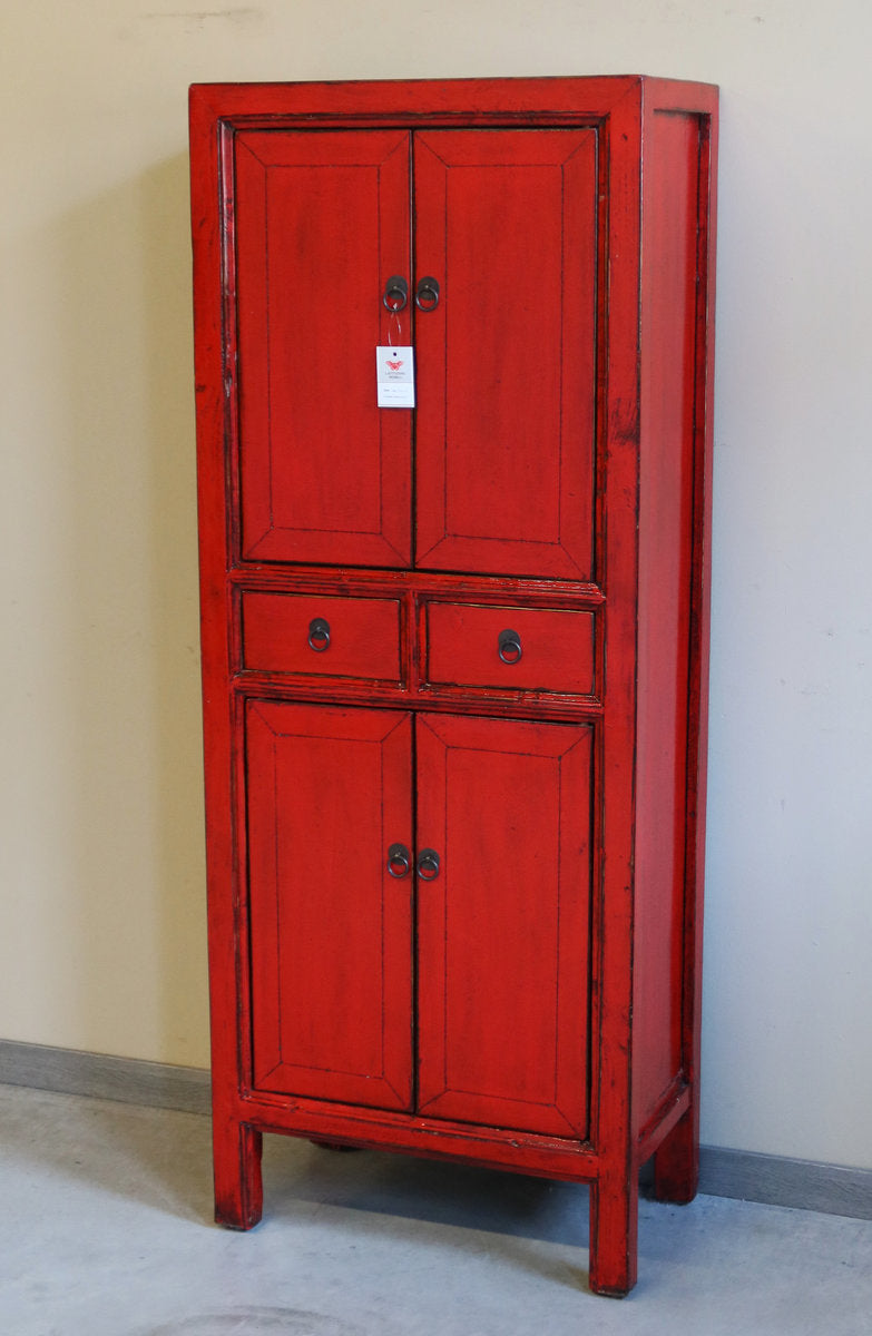 ARMADIETTO STRETTO LACCA ROSSA