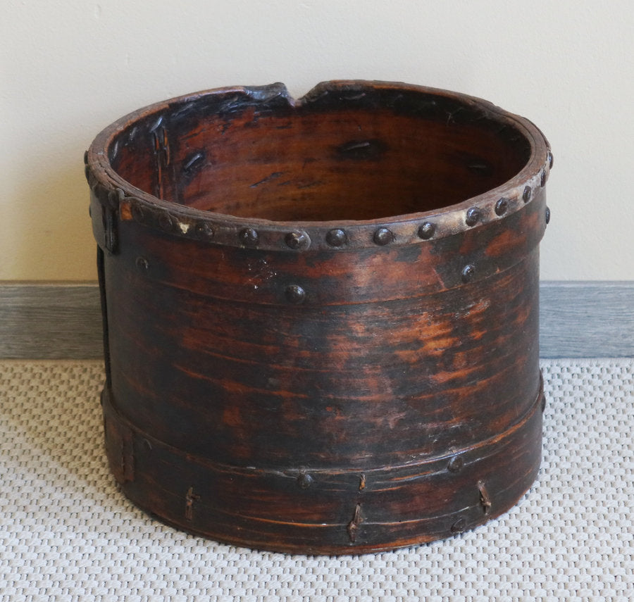 MASTELLO CONTENITORE IN OLMO