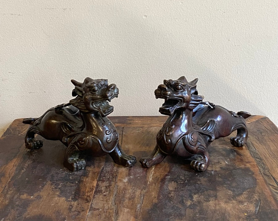 DRAGO CINESE IN OTTONE