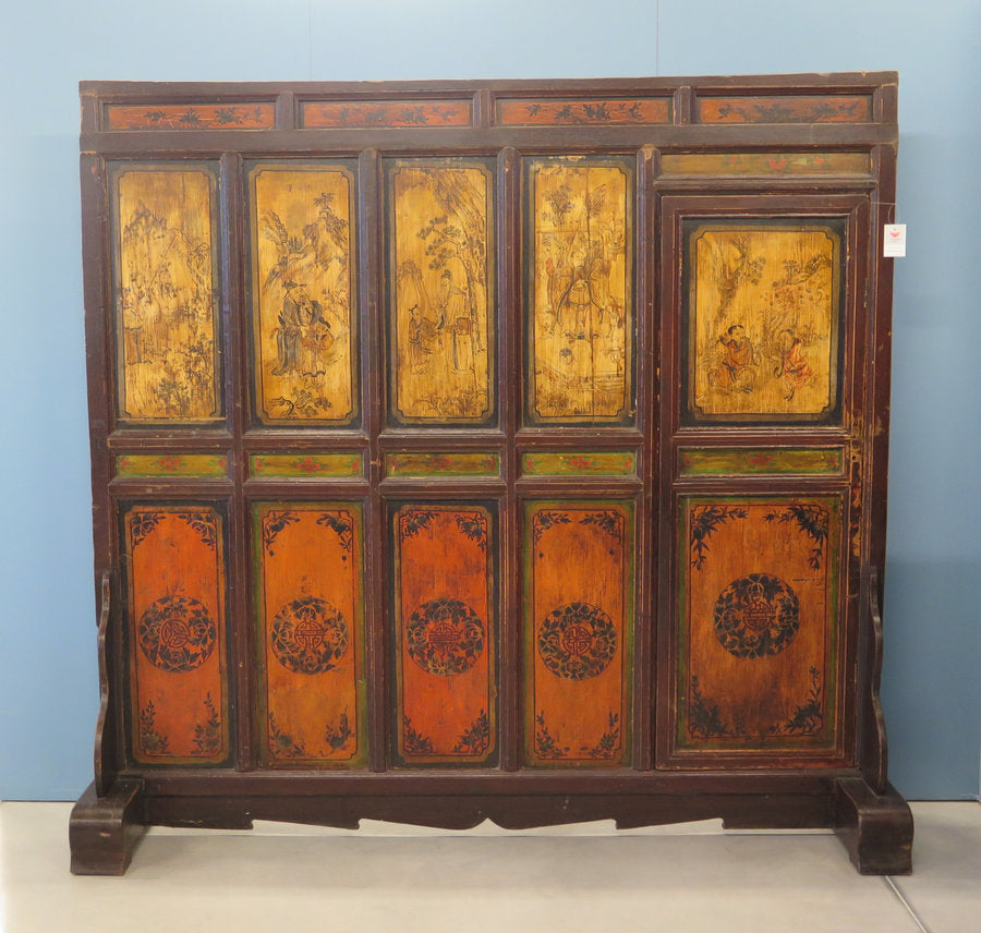 PARETE CINESE (GANZU) CON PORTA