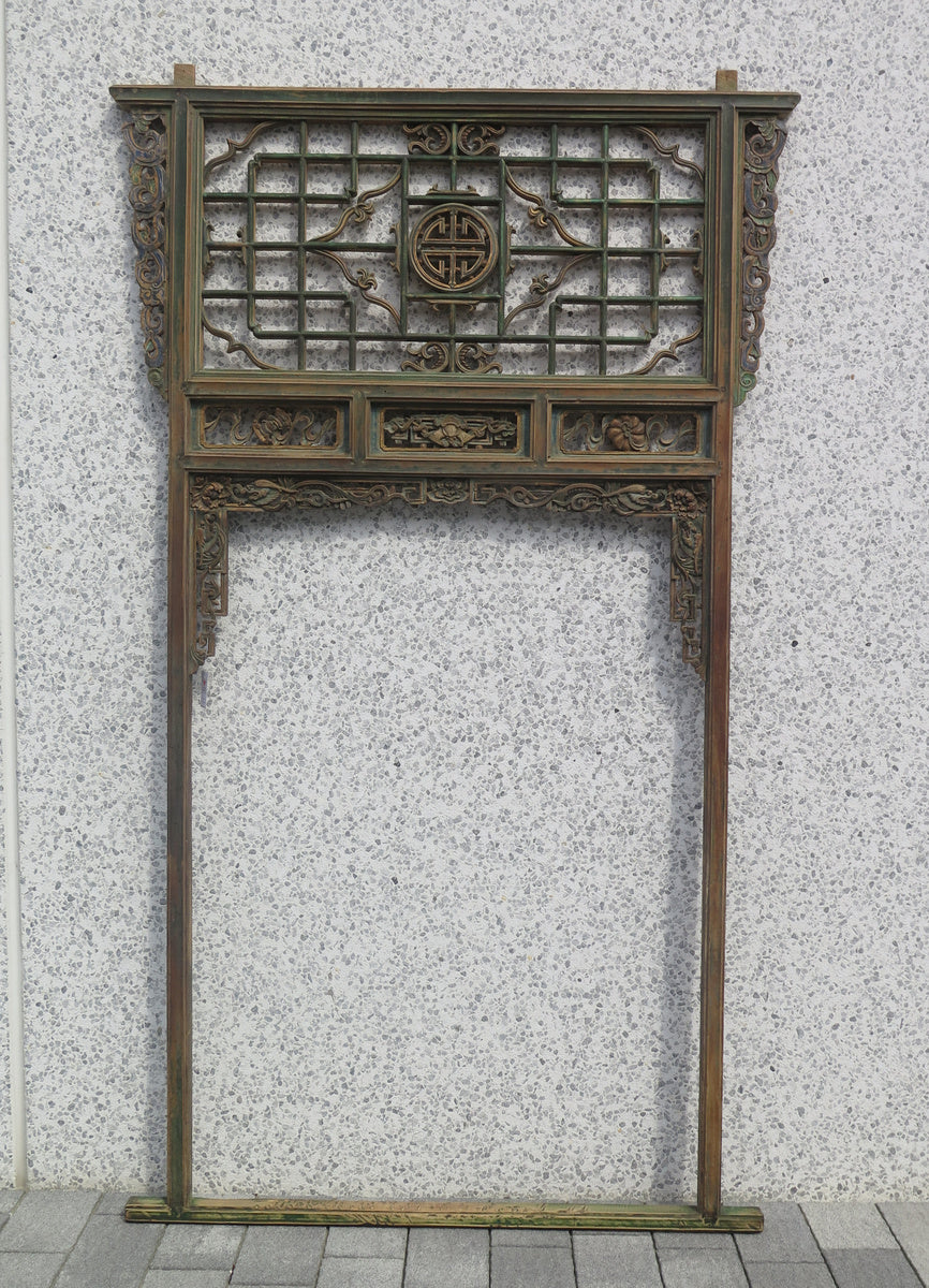 PORTALE CINESE INTAGLIATO