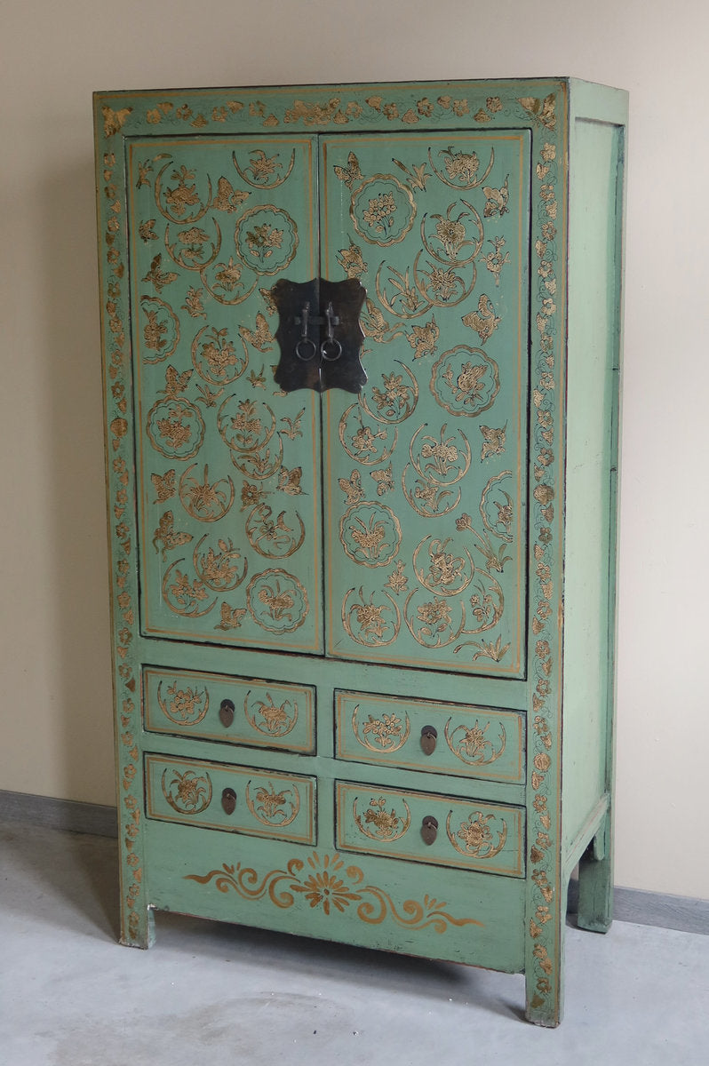 ARMADIO SHANXI LACCATO E DECORATO