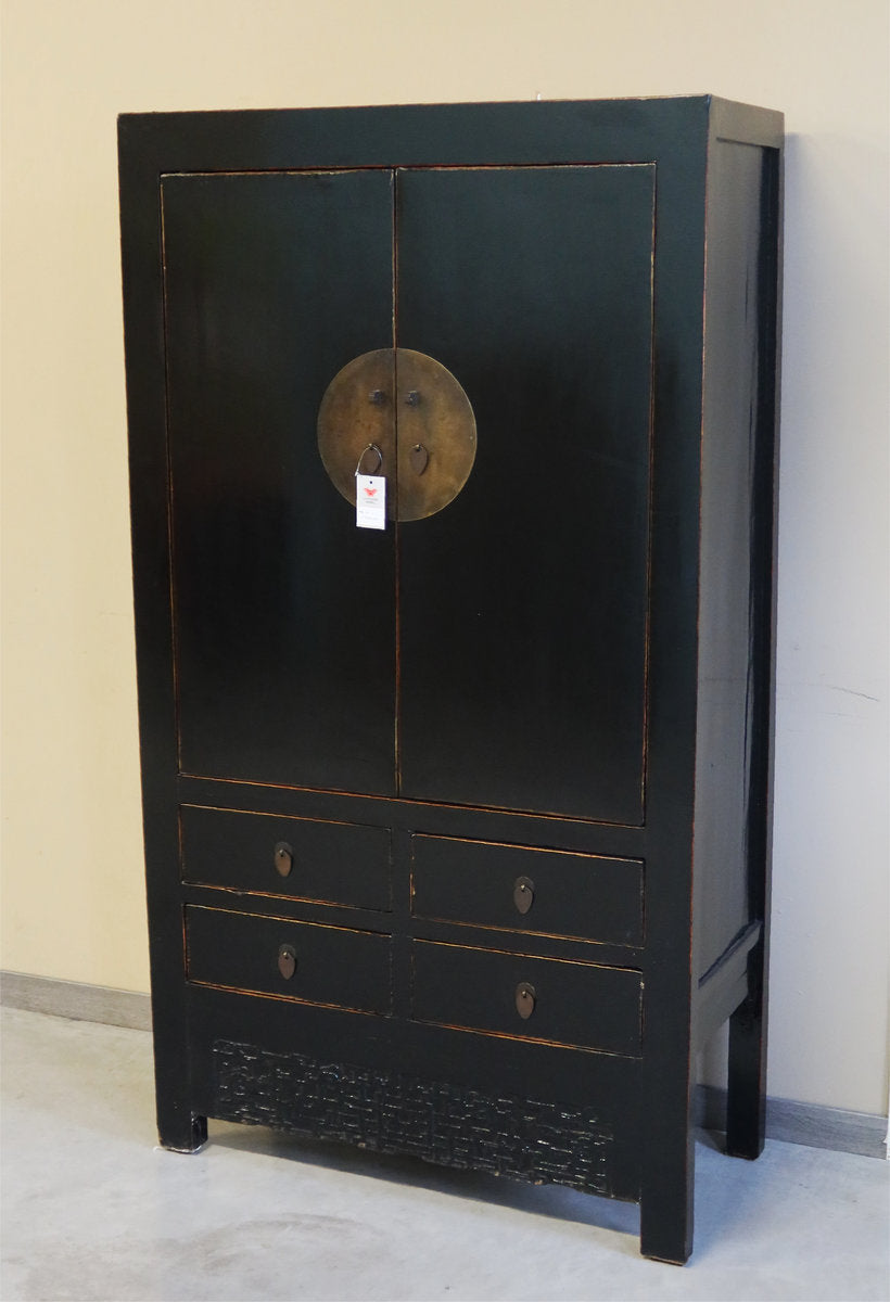 ARMADIO CINESE LACCA NERA