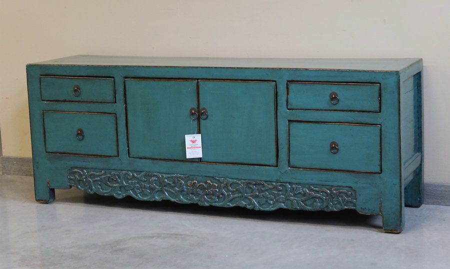 CASSAPANCA LACCATA DI TIANJIN CON GREMBIULE INTAGLIATO