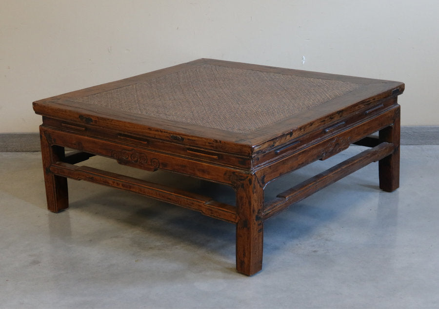 TAVOLO CINESE QUADRATO PIANO RATTAN