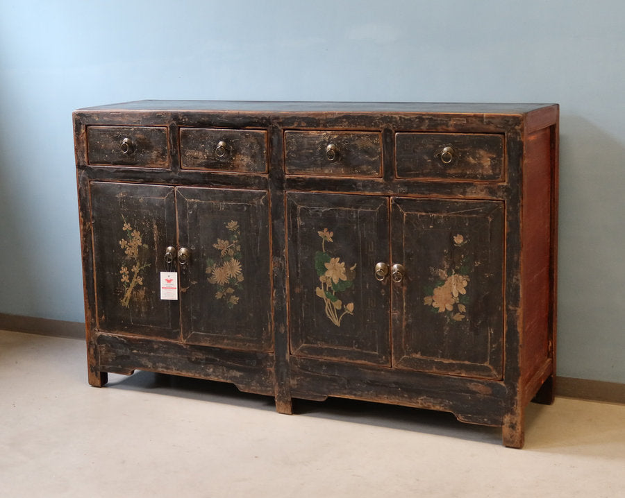 BUFFET CINESE DEL GANZU NERO DECORATO