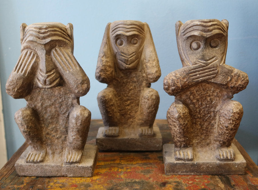 STATUETTE TRIS SCIMMIETTE