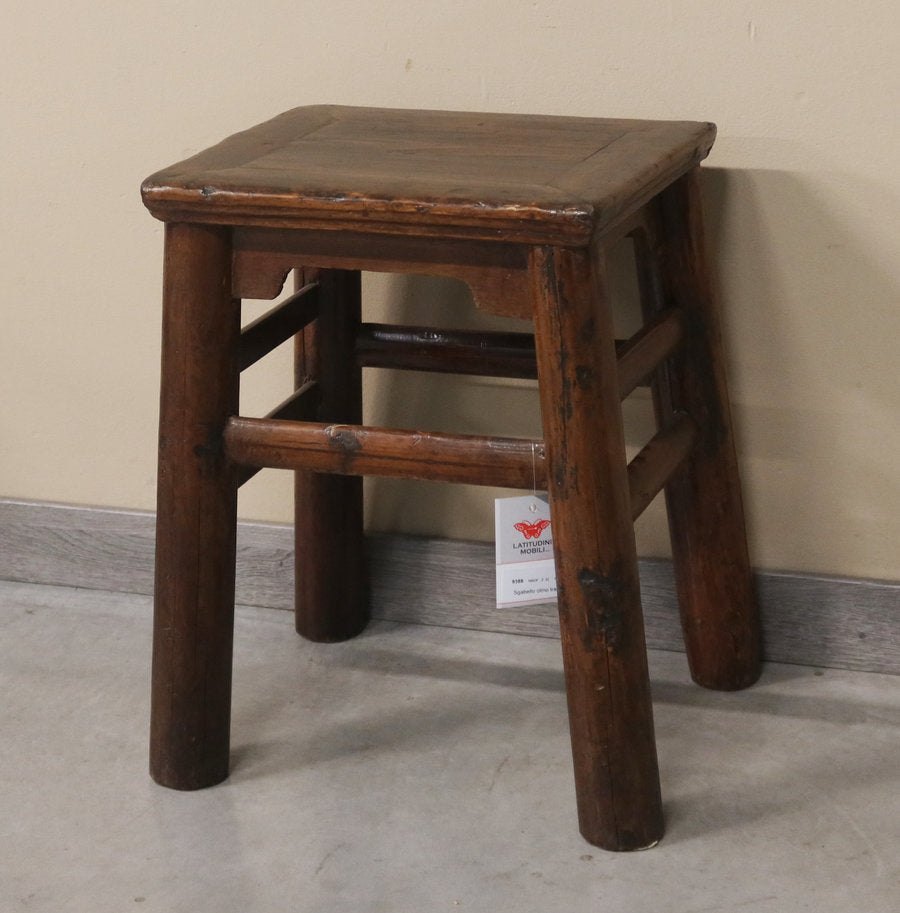 SGABELLO A TRAPEZIO OLMO CINESE