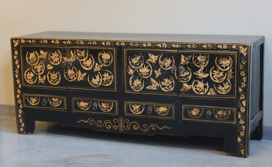 CASSAPANCA SHANXI LACCA NERA DECORATA