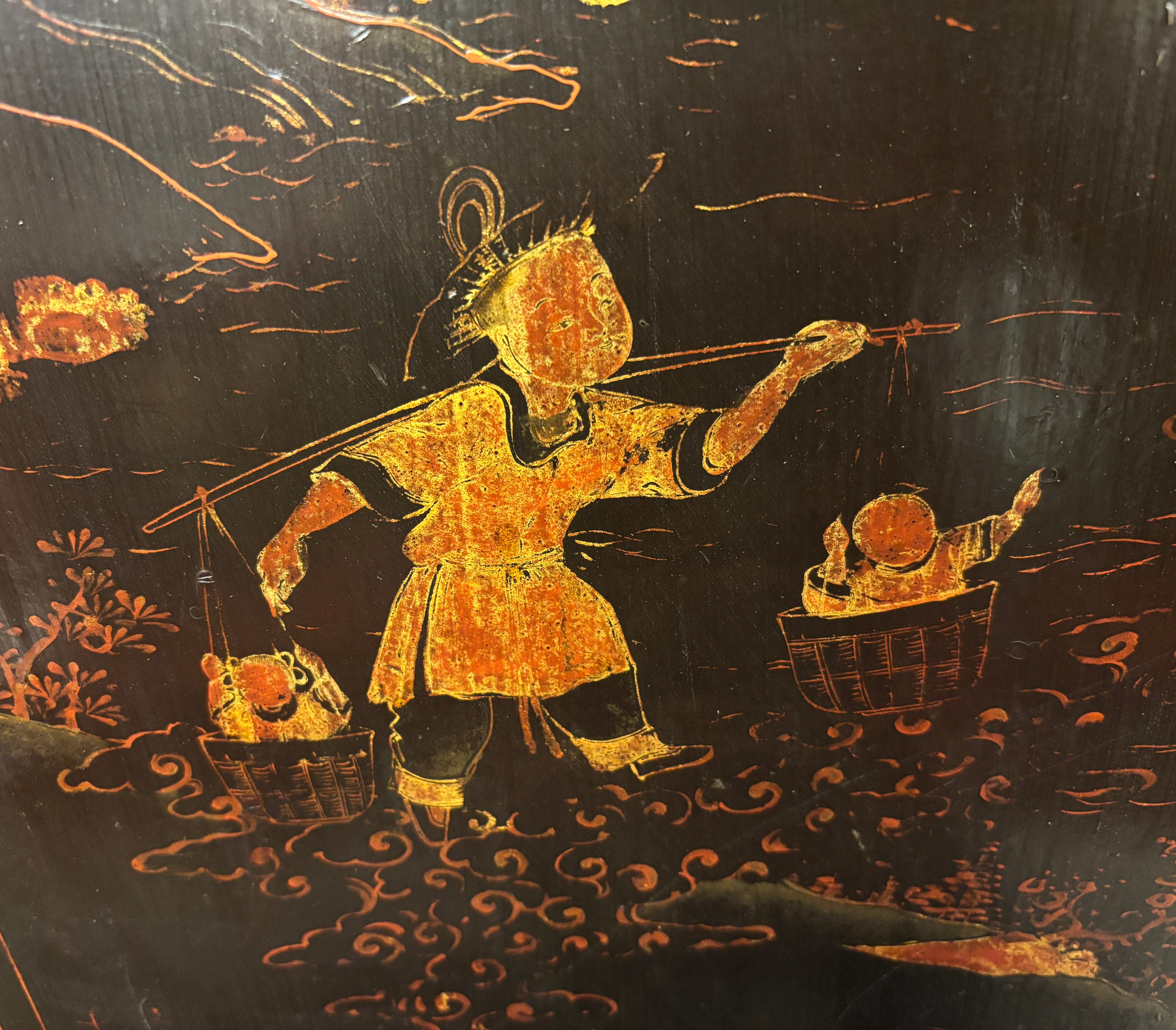 ARMADIO CINESE SHANXI CON DECORI