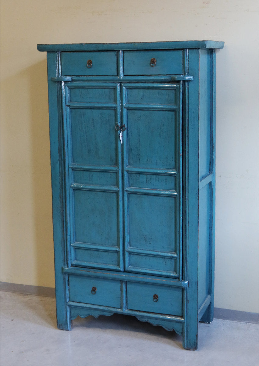 ARMADIO CINESE DELLO SHANDONG IN LACCA