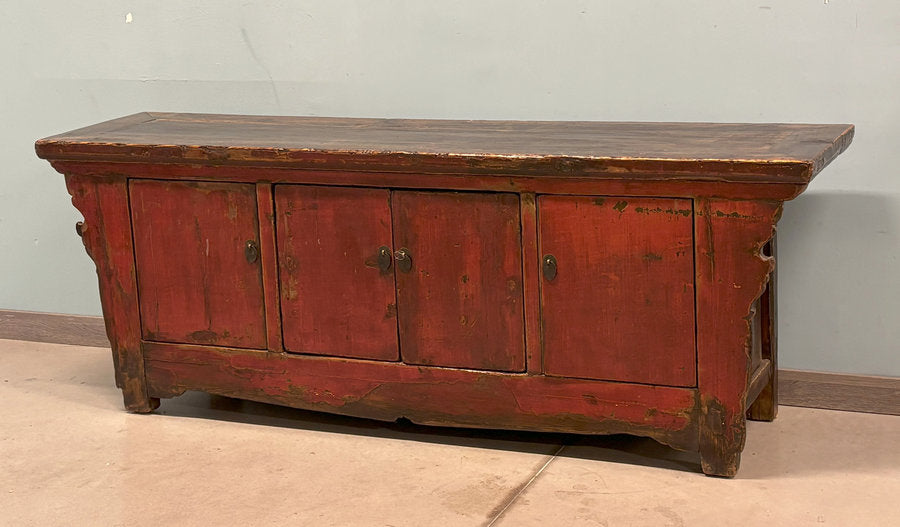 CASSAPANCA AD ALTARE IN LACCA ROSSA