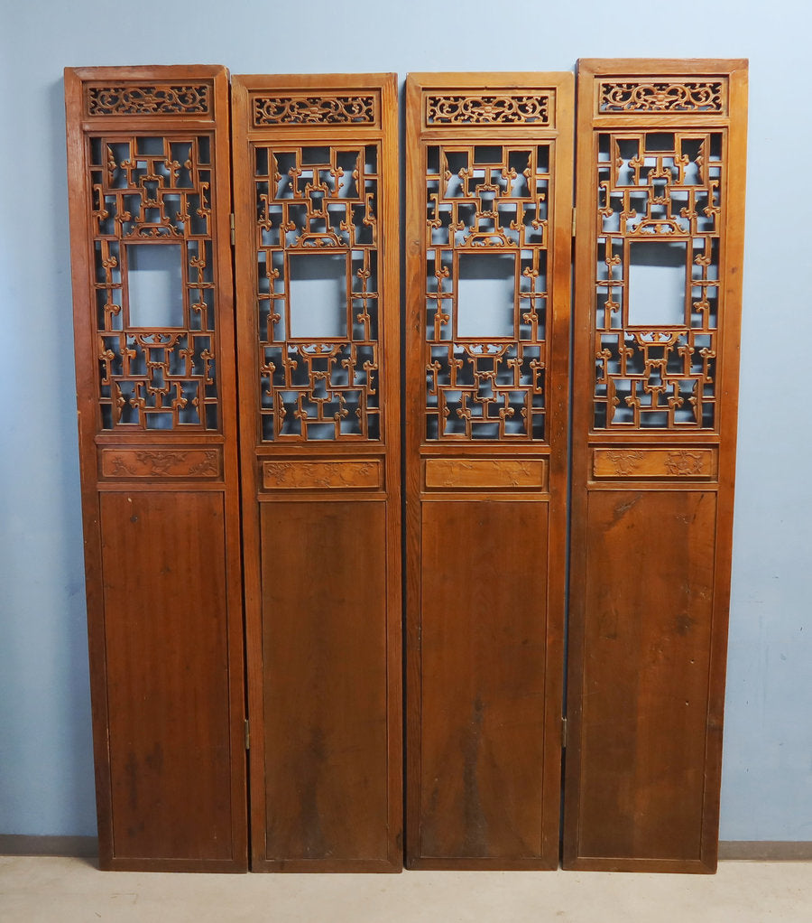 ANTA CINESE LIGNEA CON GRATA E INTAGLI