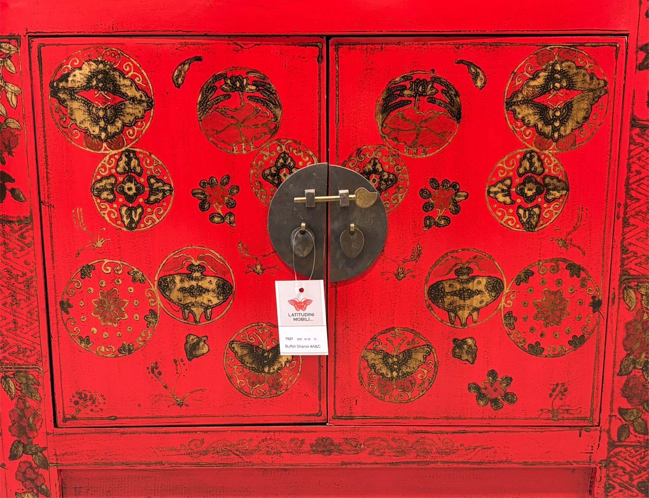 BUFFET CINESE SHANXI LACCA ROSSA DEC
