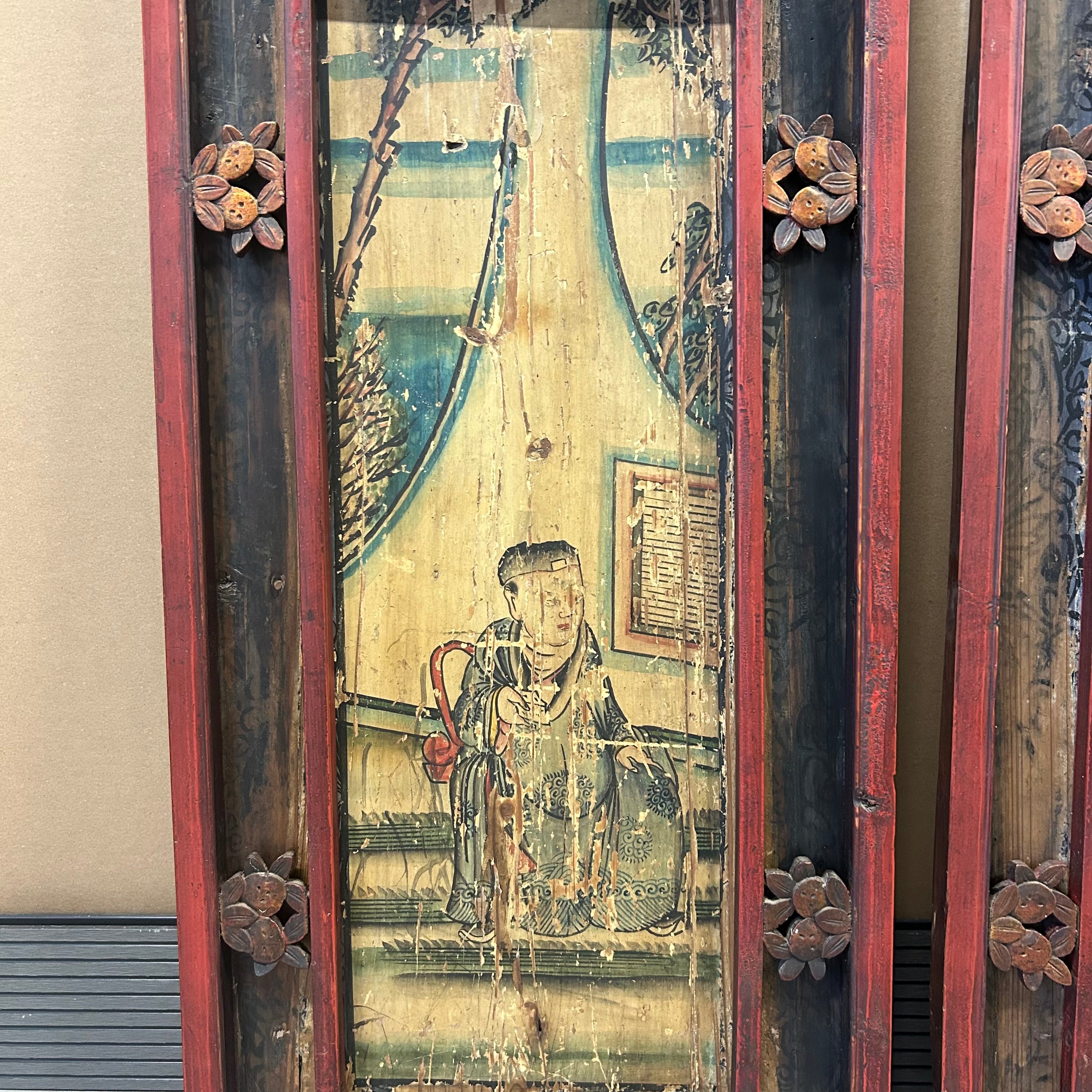 PANNELLO LIGNEO DIPINTO CON CORNICE A SBALZO (2)