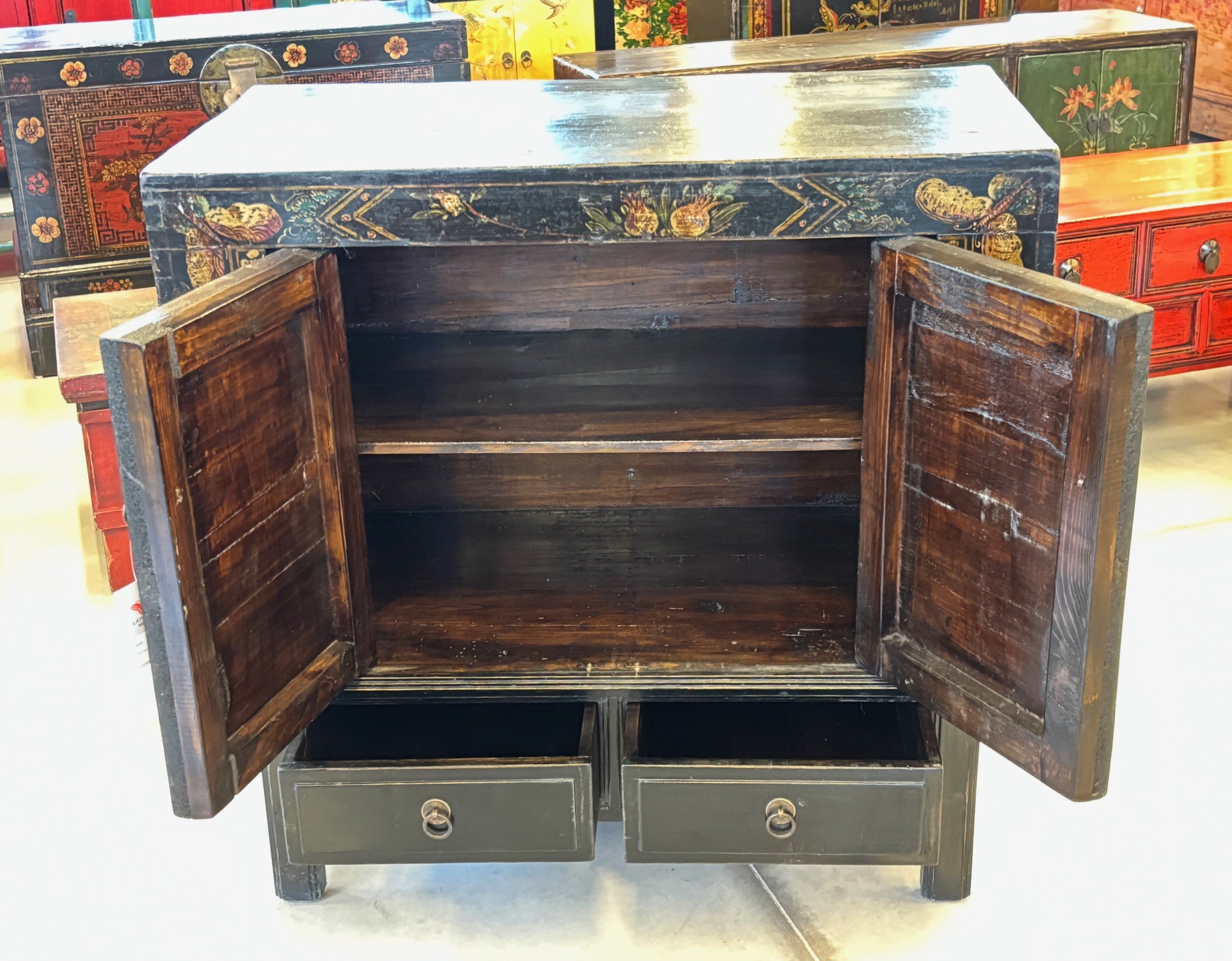 CREDENZINO CINESE OPERA DI PECHINO