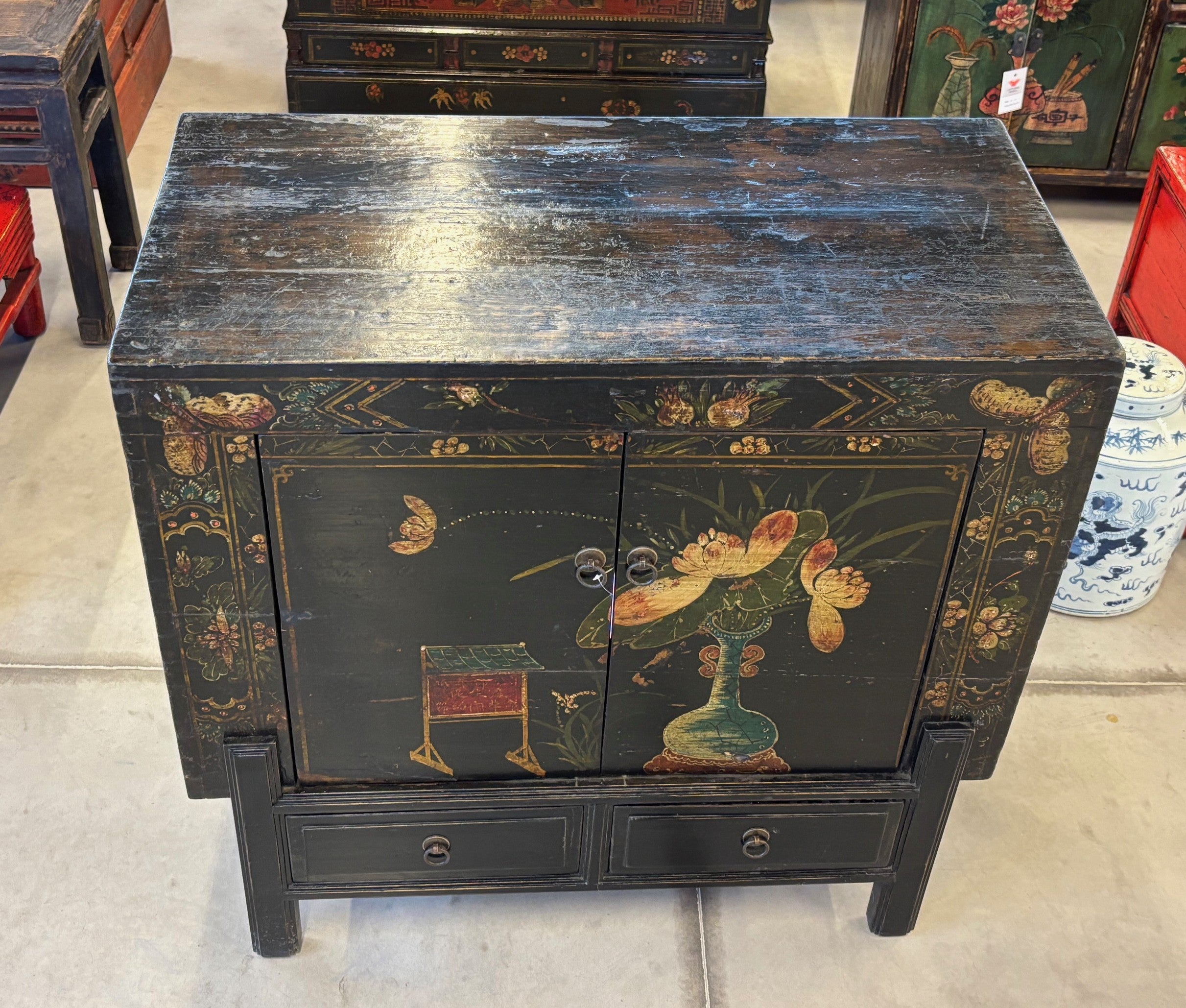 CREDENZINO CINESE OPERA DI PECHINO