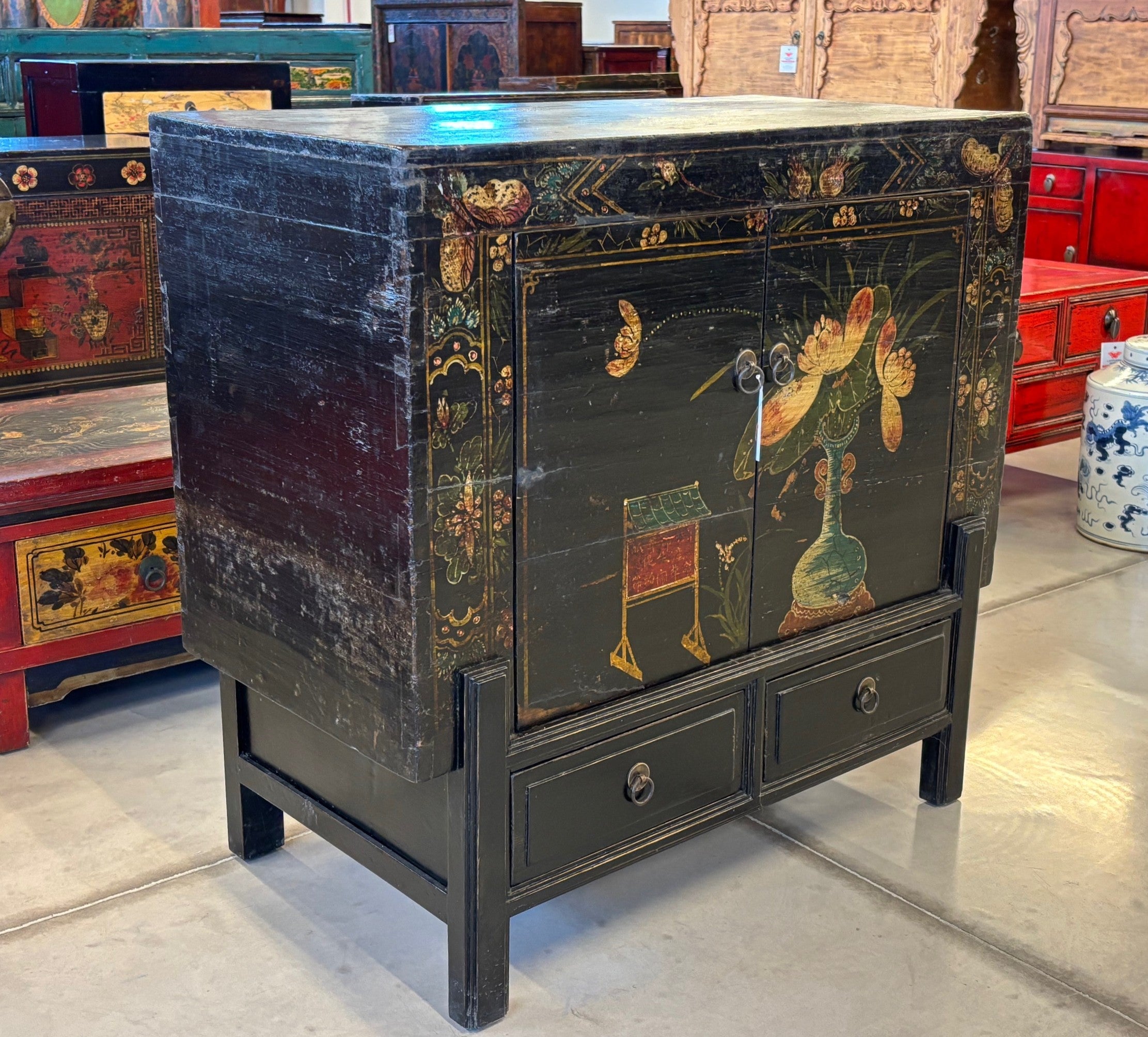 CREDENZINO CINESE OPERA DI PECHINO