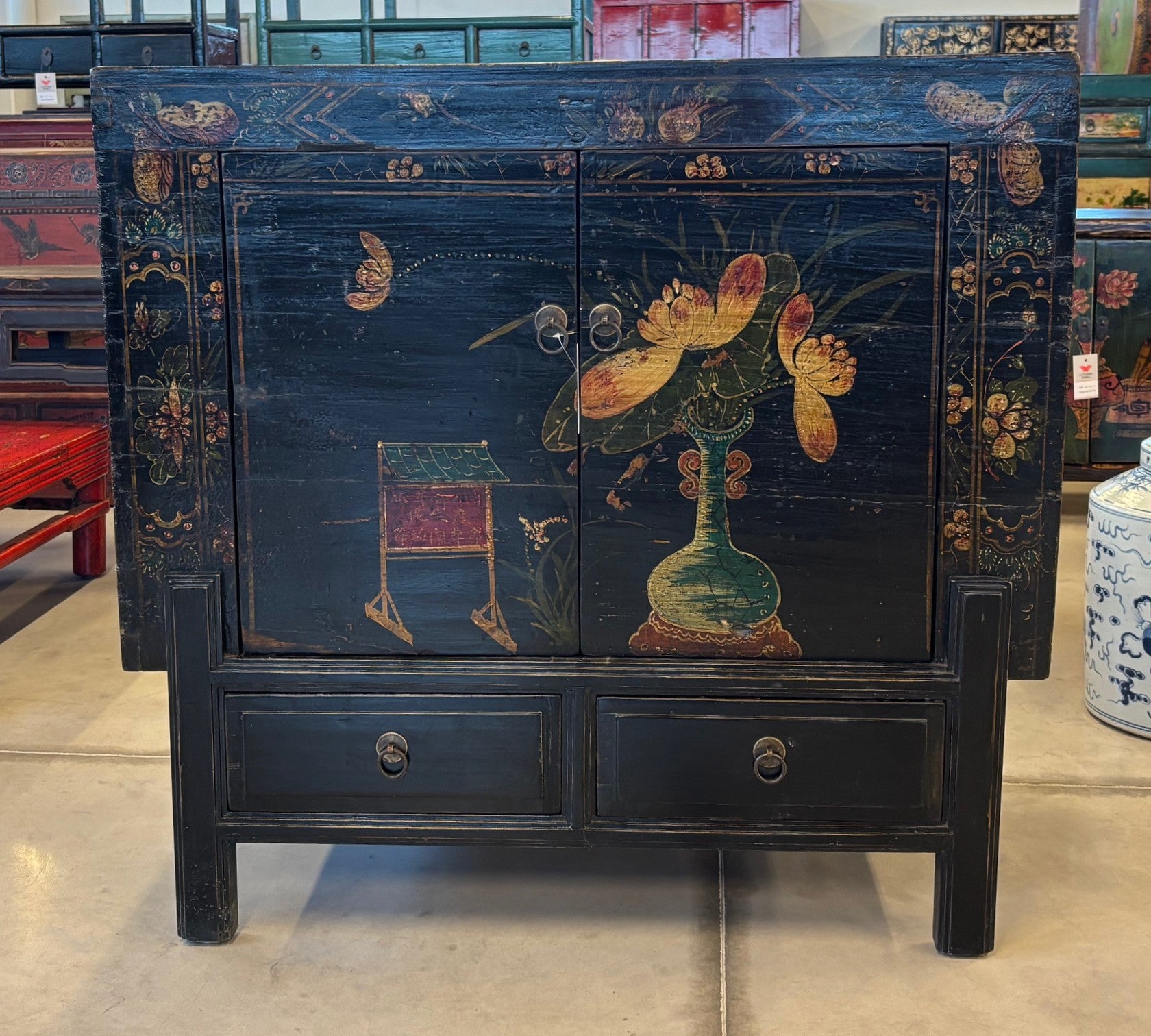 CREDENZINO CINESE OPERA DI PECHINO