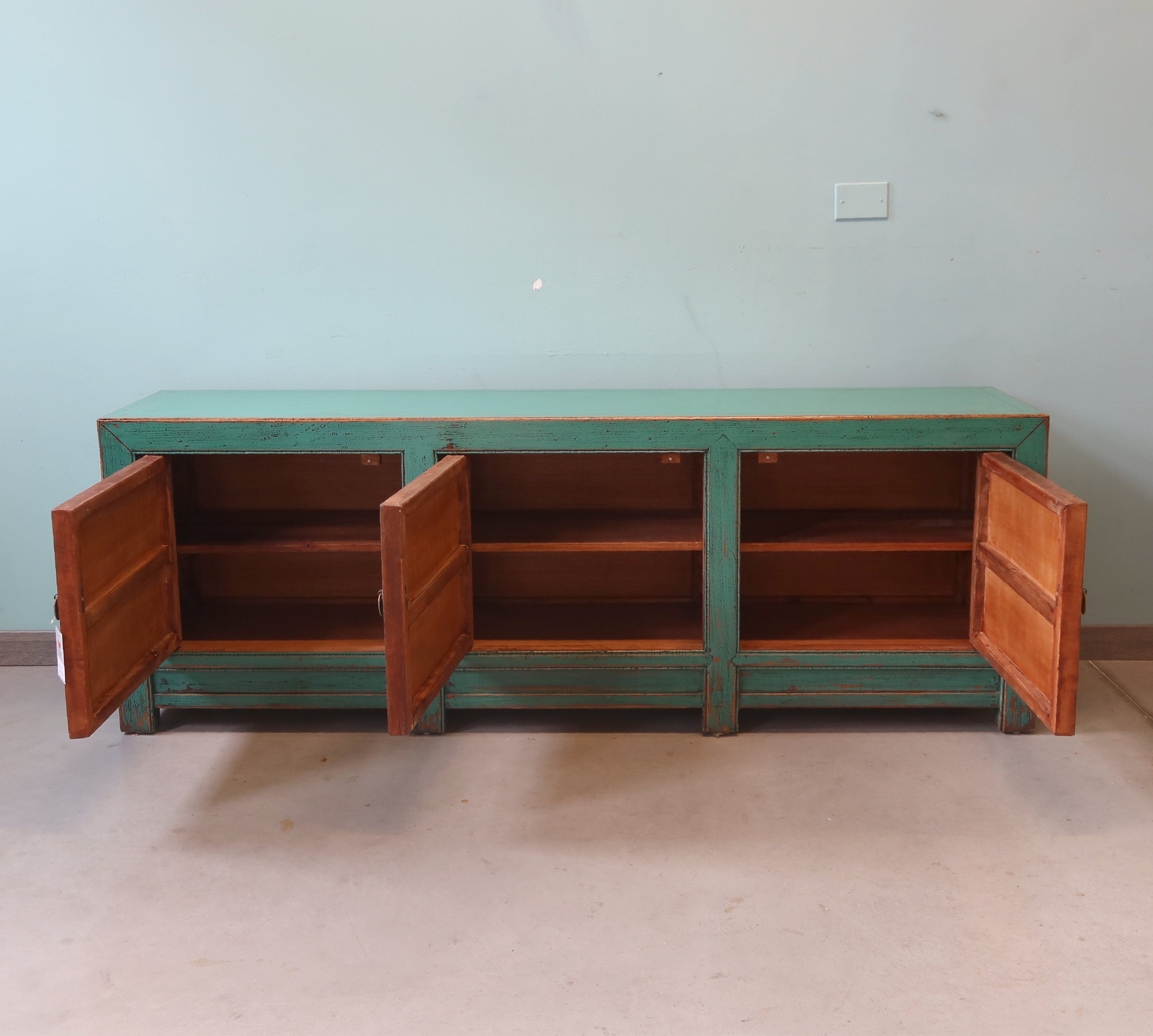 CASSAPANCA CINESE GANZU 3 PANNELLI DECORATI