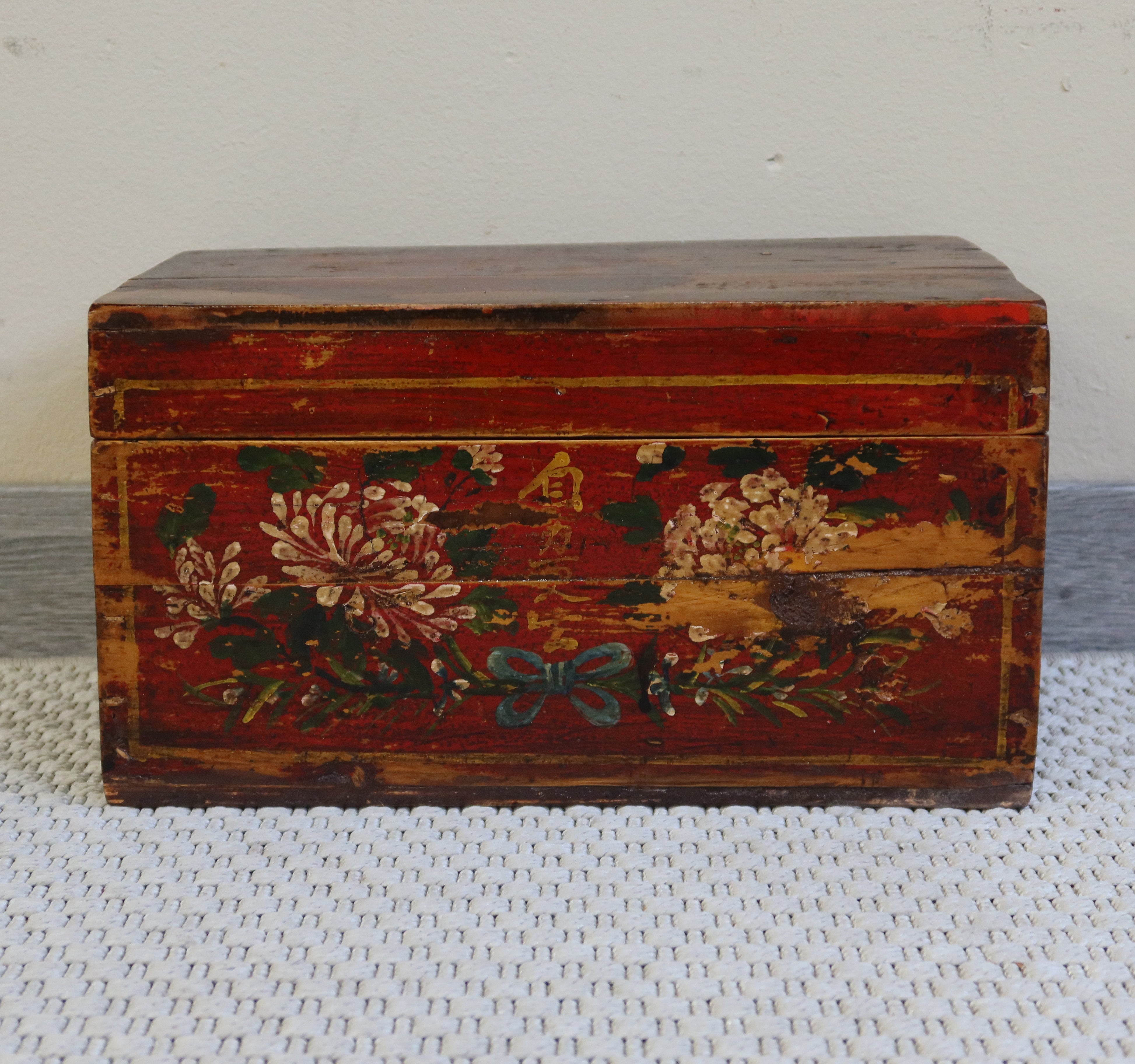 SCATOLA MONGOLIA DECORATA