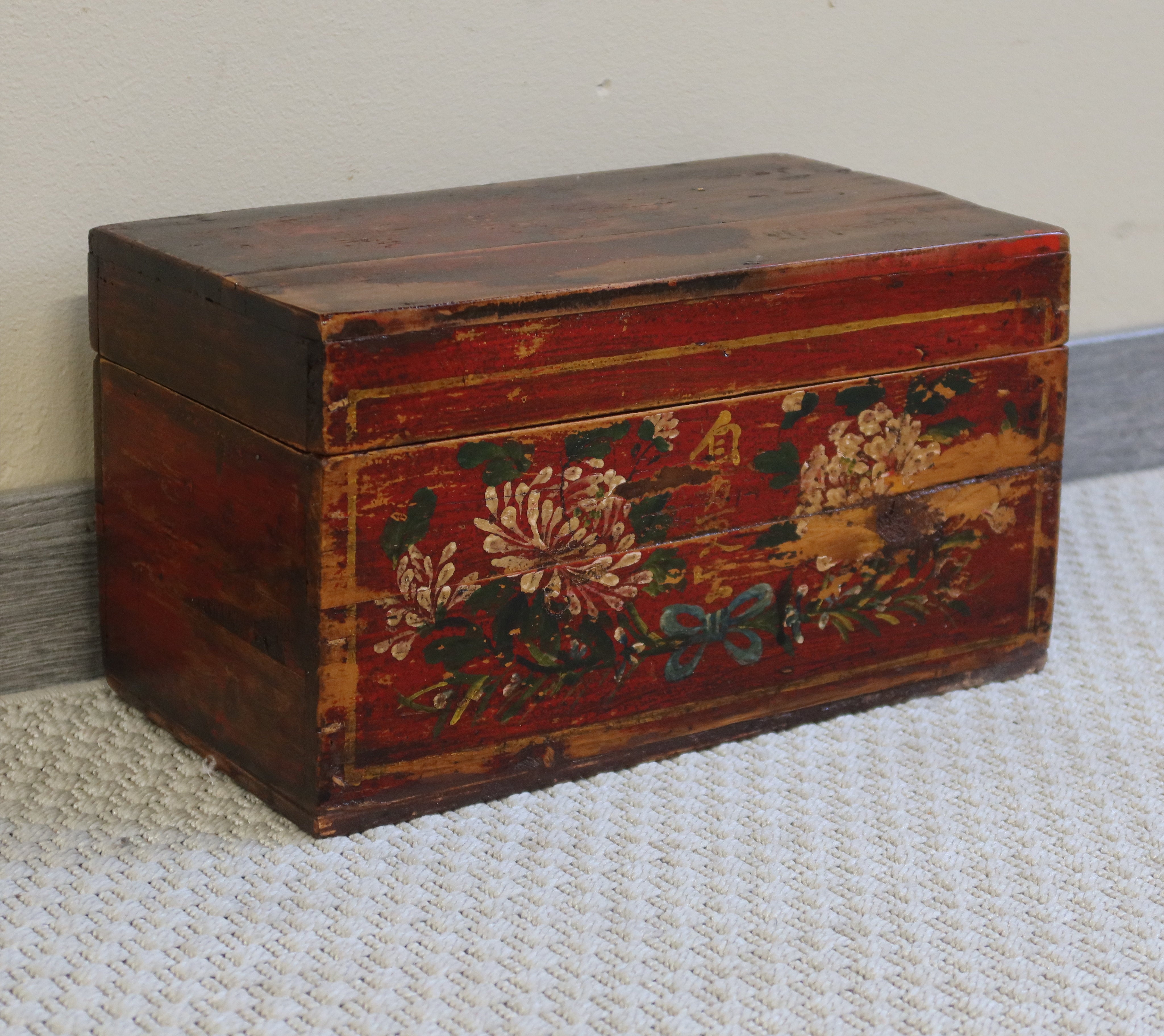 SCATOLA MONGOLIA DECORATA