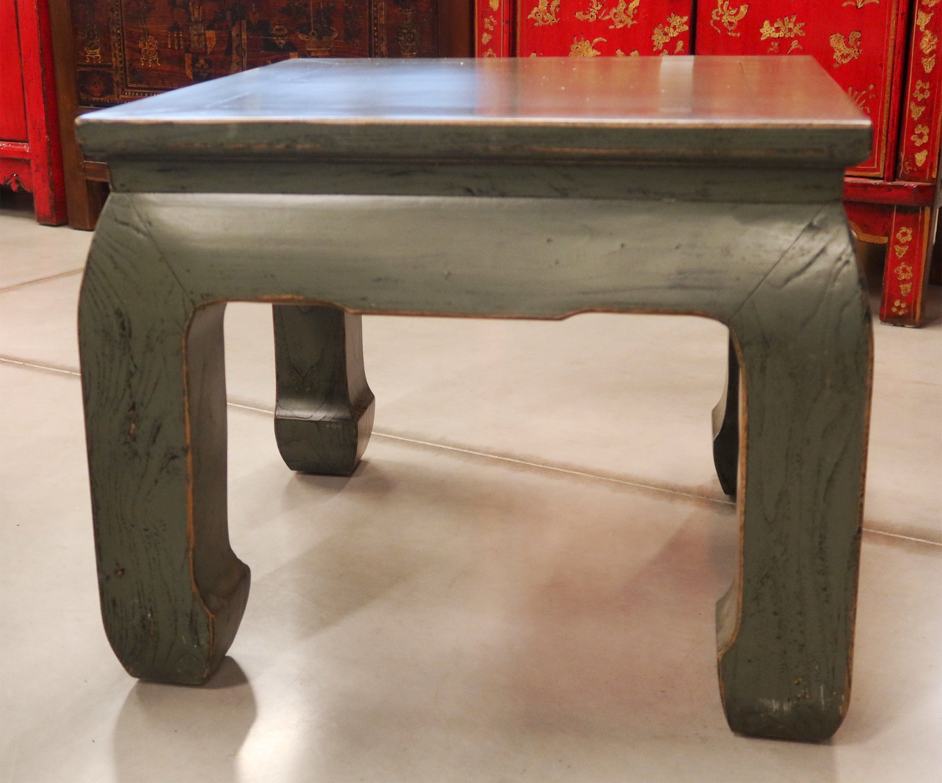 TAVOLINO QUADRATO CINESE IN LACCA