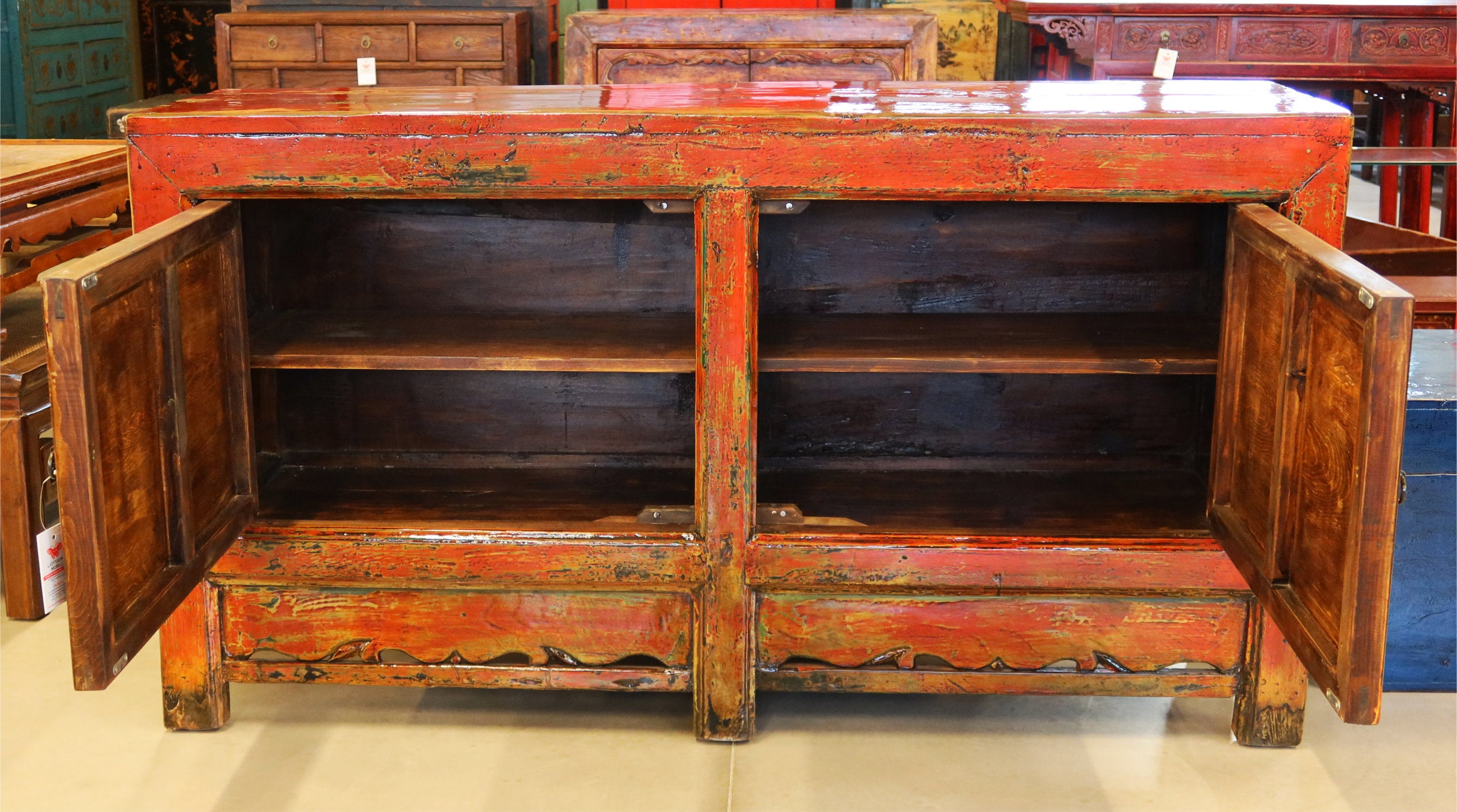 MADIA CINESE LACCATA 2 PANNELLI