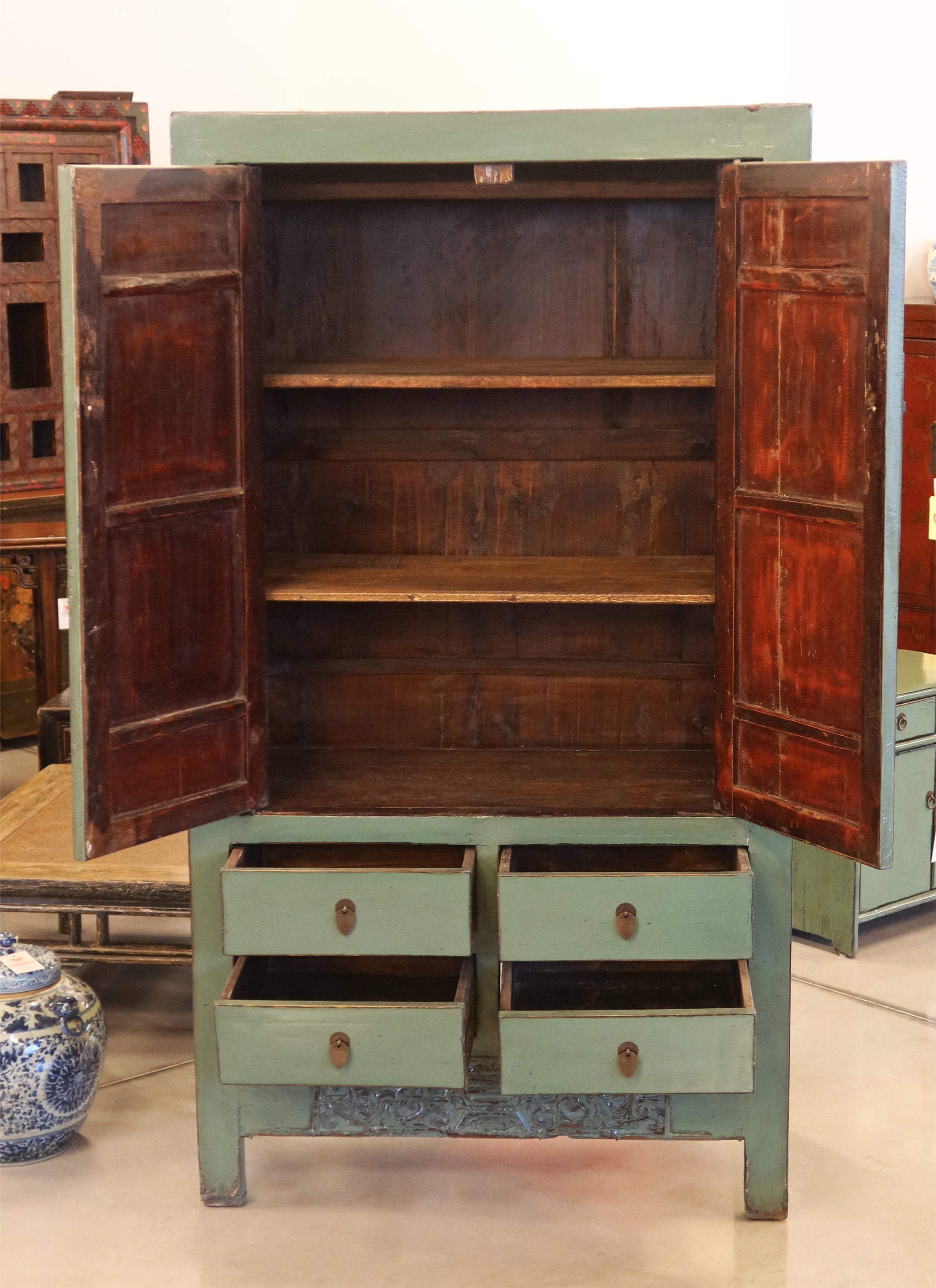 ARMADIO CINESE DELLO SHANDONG LACCATO