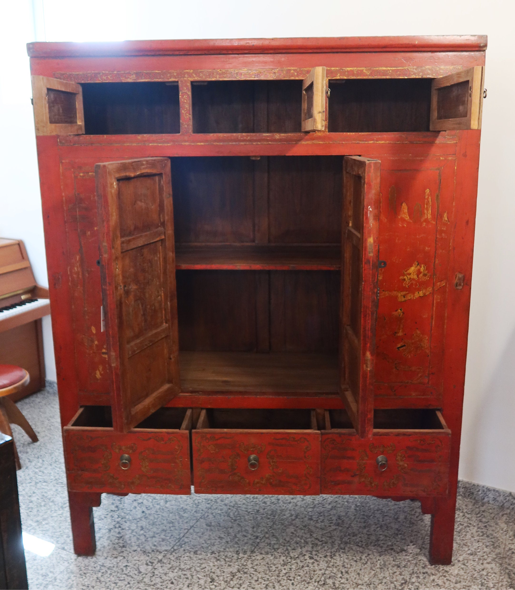 GRANDE ARMADIO SHANXI DECORATO