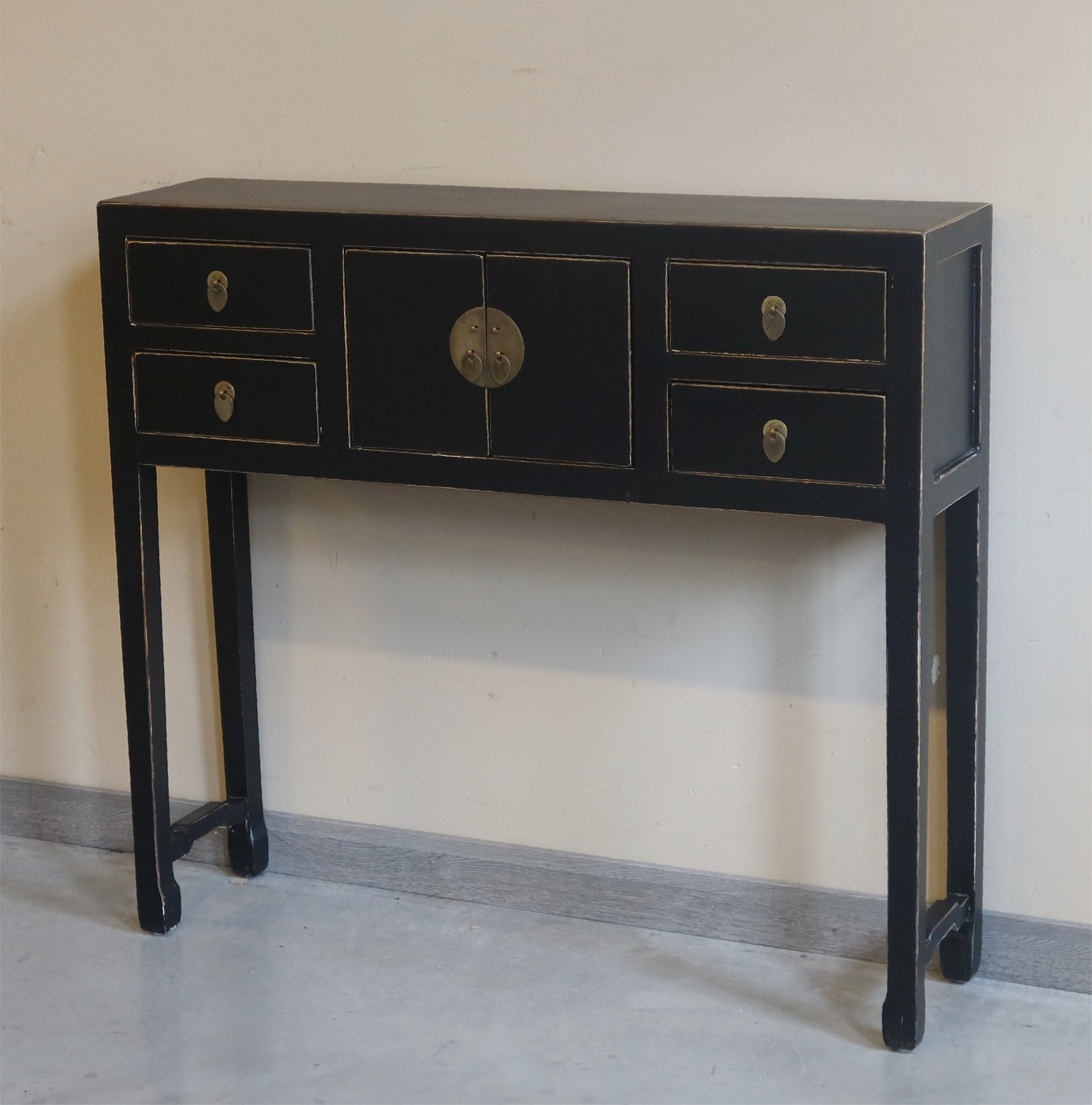 CONSOLLE CINESE LACCA NERA
