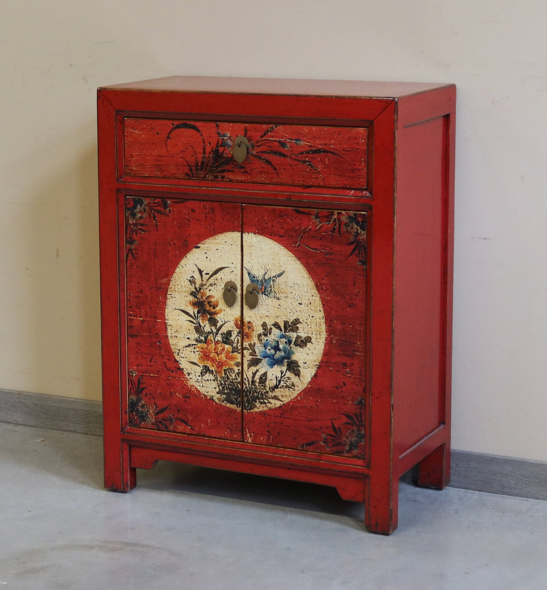 CREDENZINA DECORATA DELLA MONGOLIA