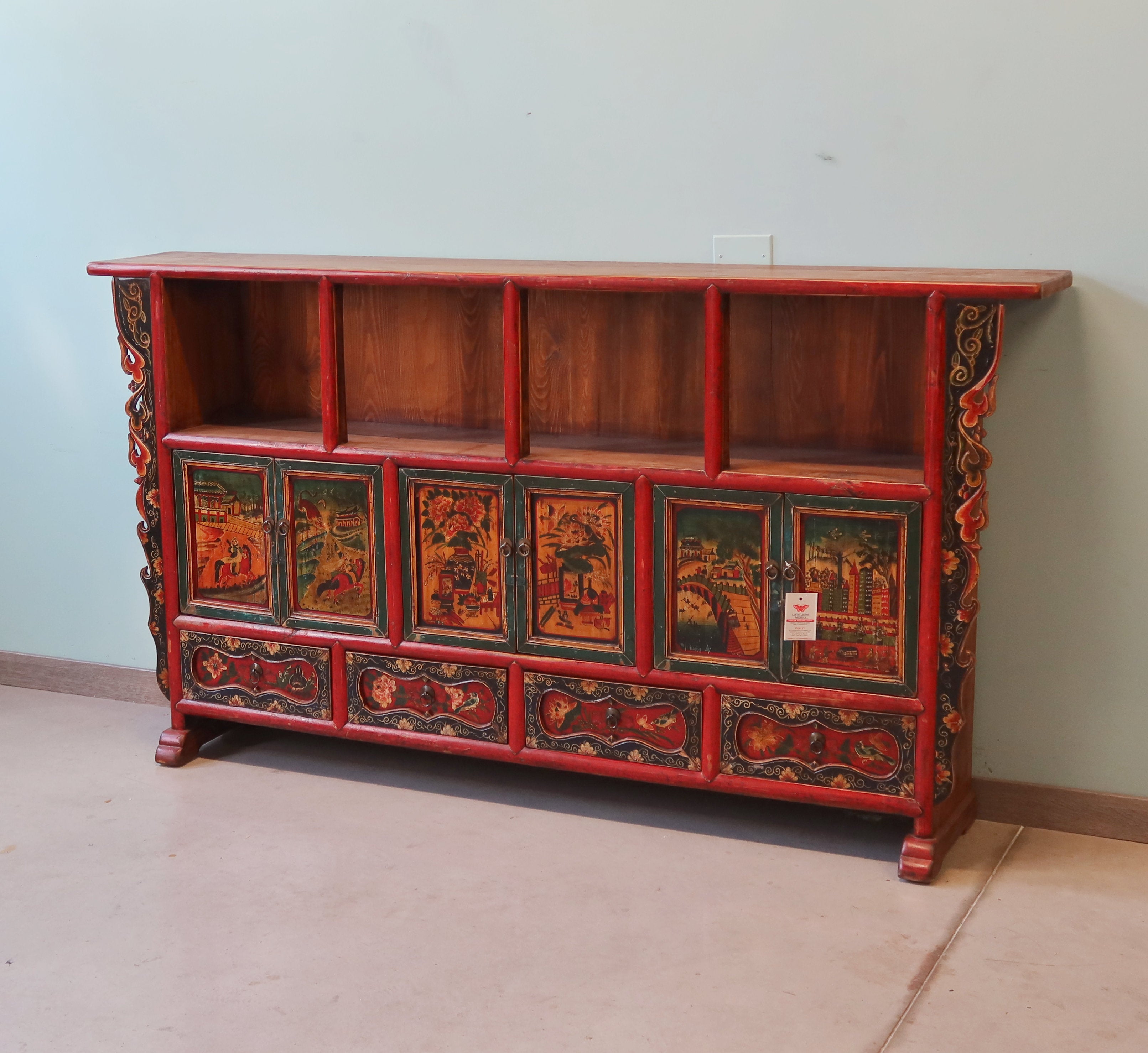 ALZATA DEL QINGHAI CON VANI APERTI ANTINE E CASSETTI