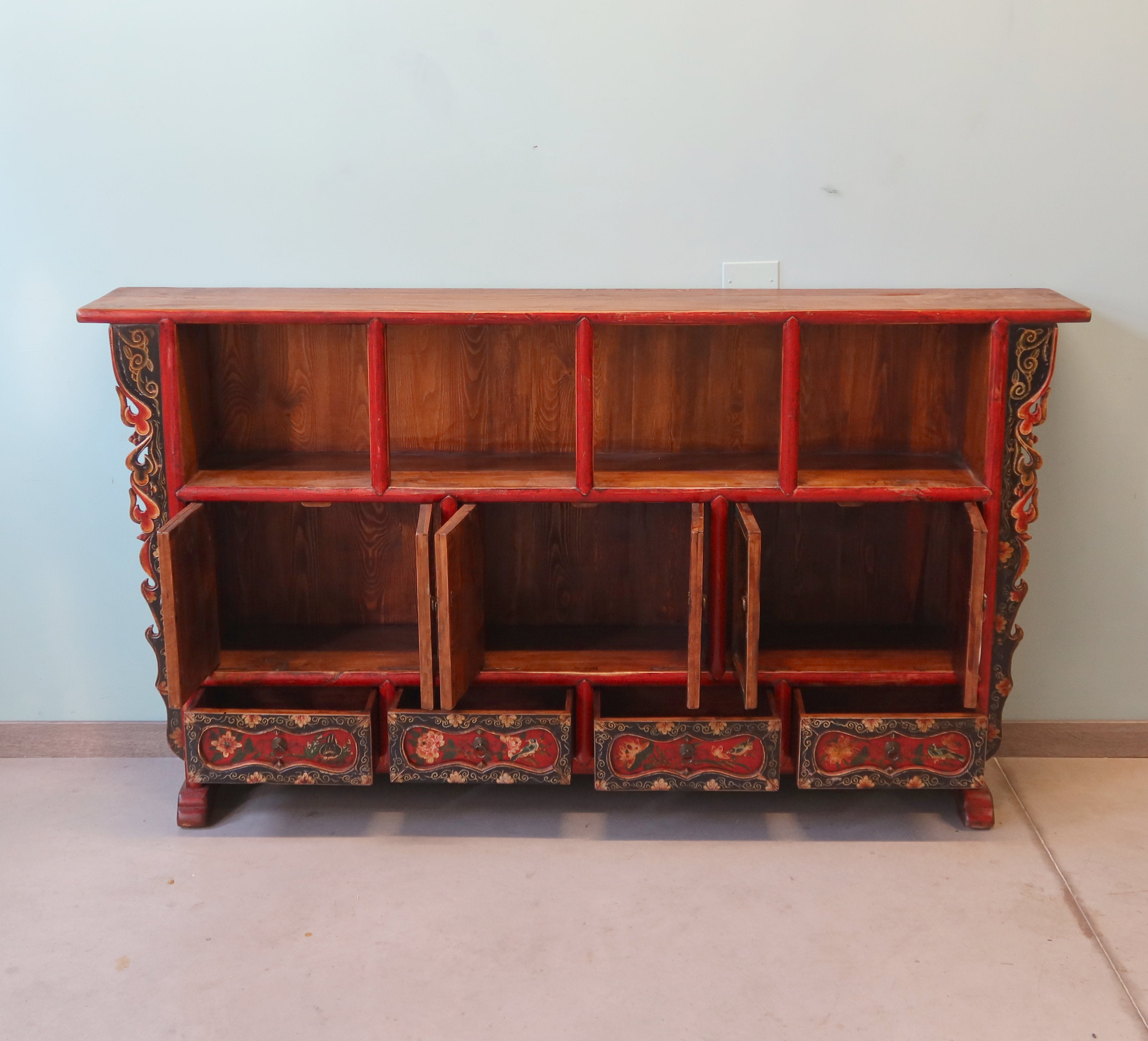 ALZATA DEL QINGHAI CON VANI APERTI ANTINE E CASSETTI