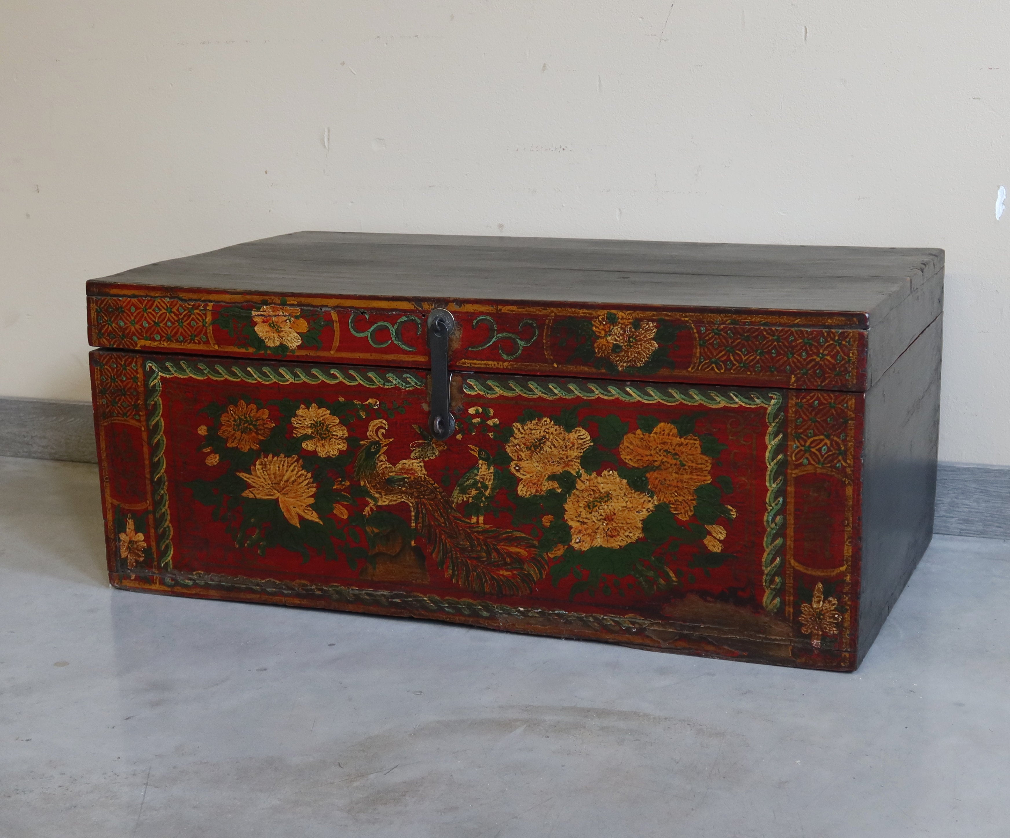 BAULE MONGOLIA DECORO FIORI