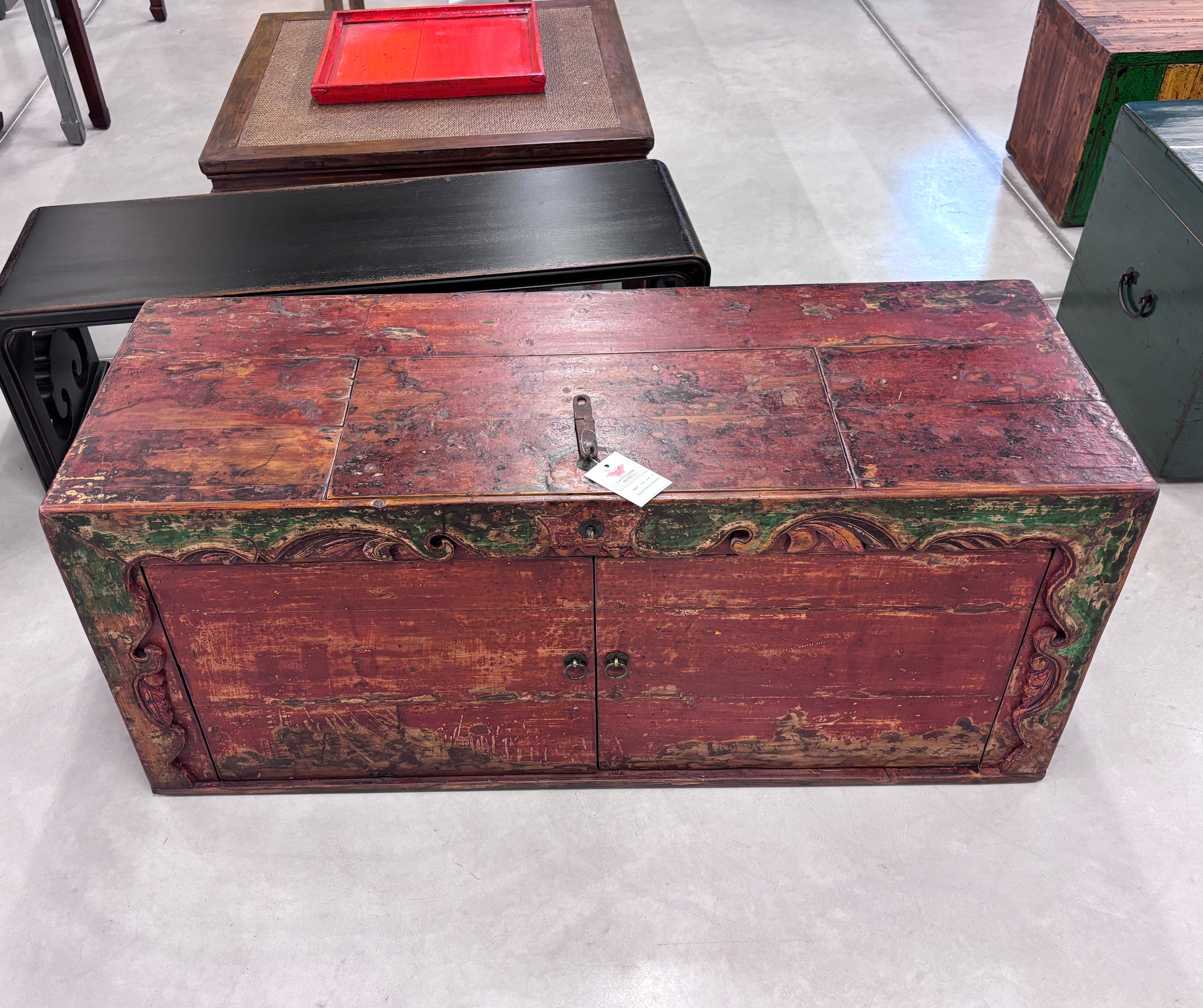 CASSA GANZU 2 ANTE CON FRAME INTAGLIATO