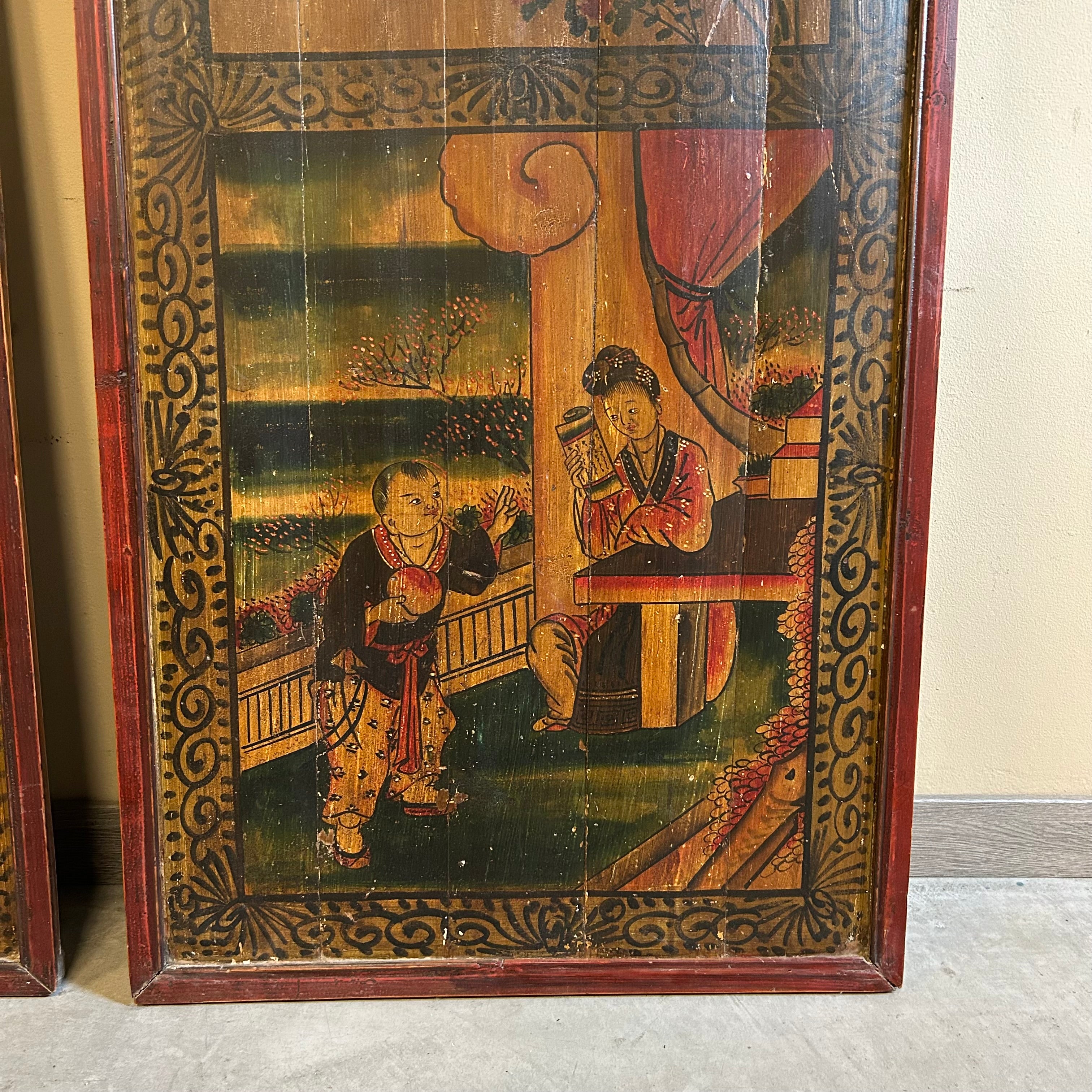 PANNELLO LIGNEO DIPINTO