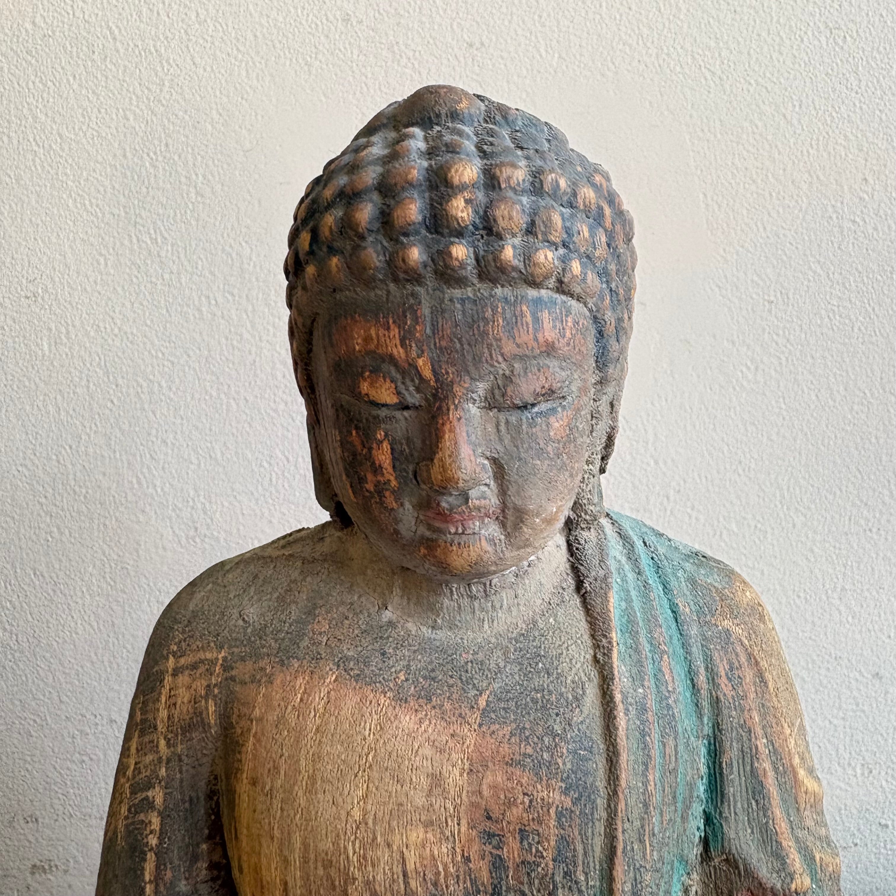 STATUETTA LIGNEA BUDDHA