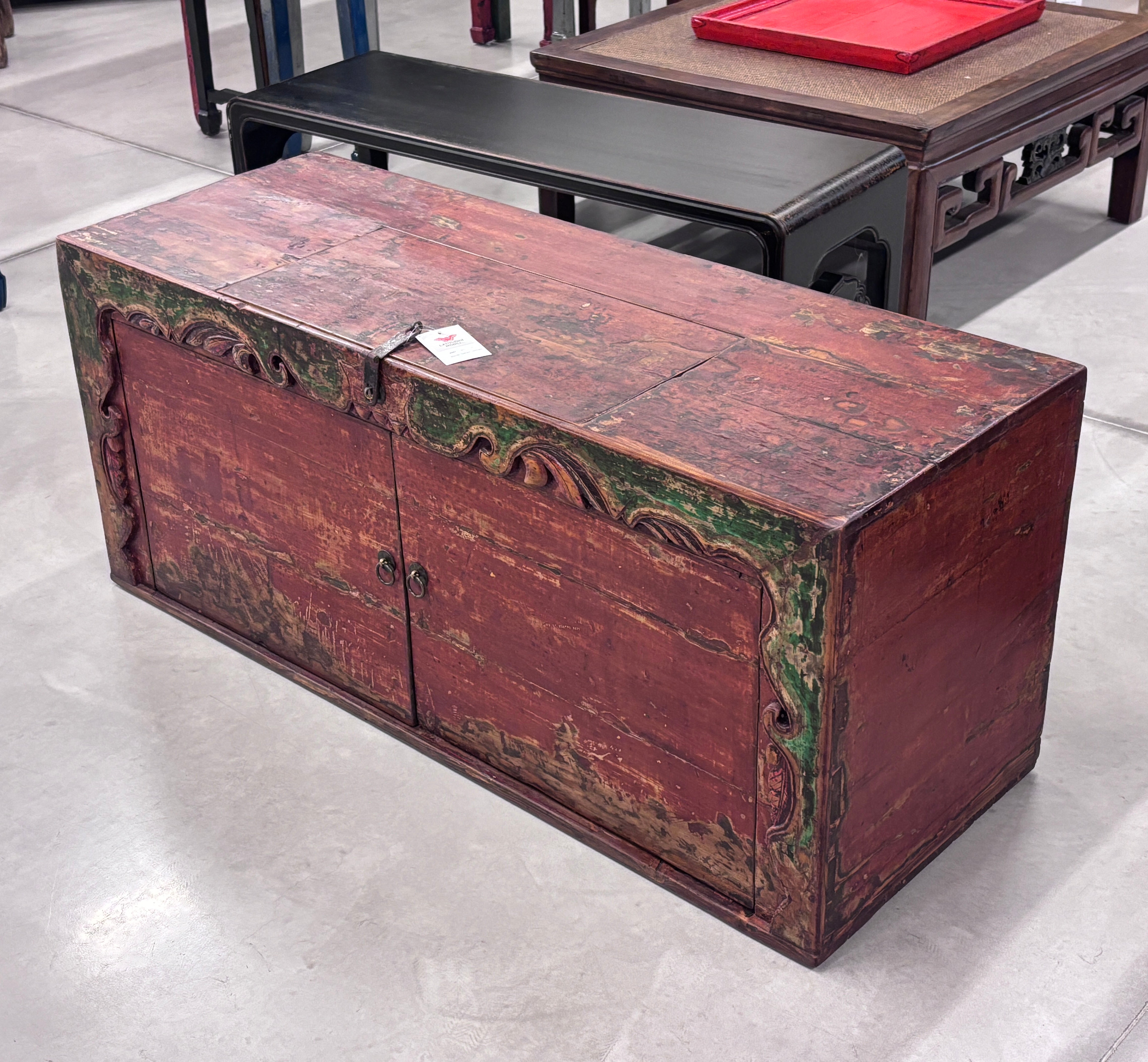 CASSA GANZU 2 ANTE CON FRAME INTAGLIATO