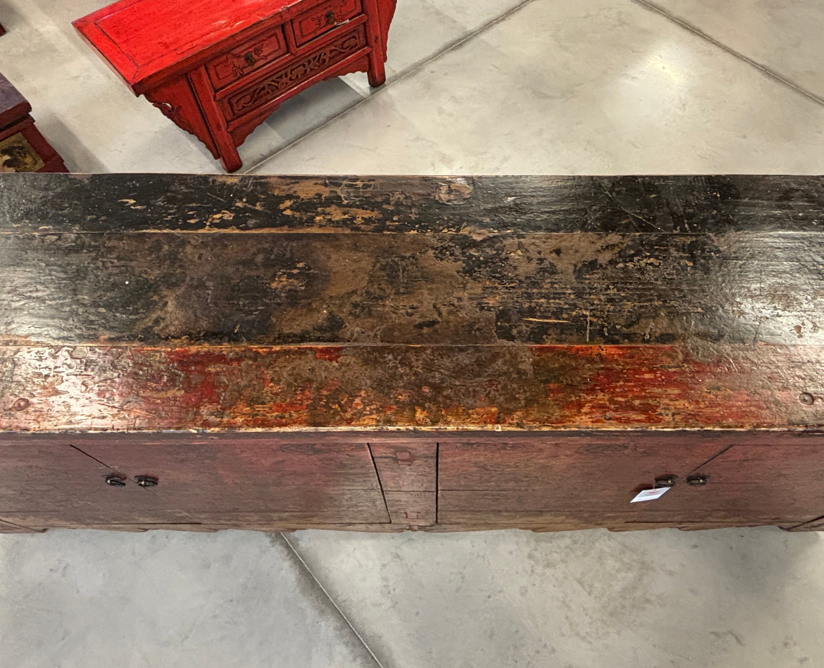 GRANDE CREDENZA ALTARE CINESE DEL GANZU