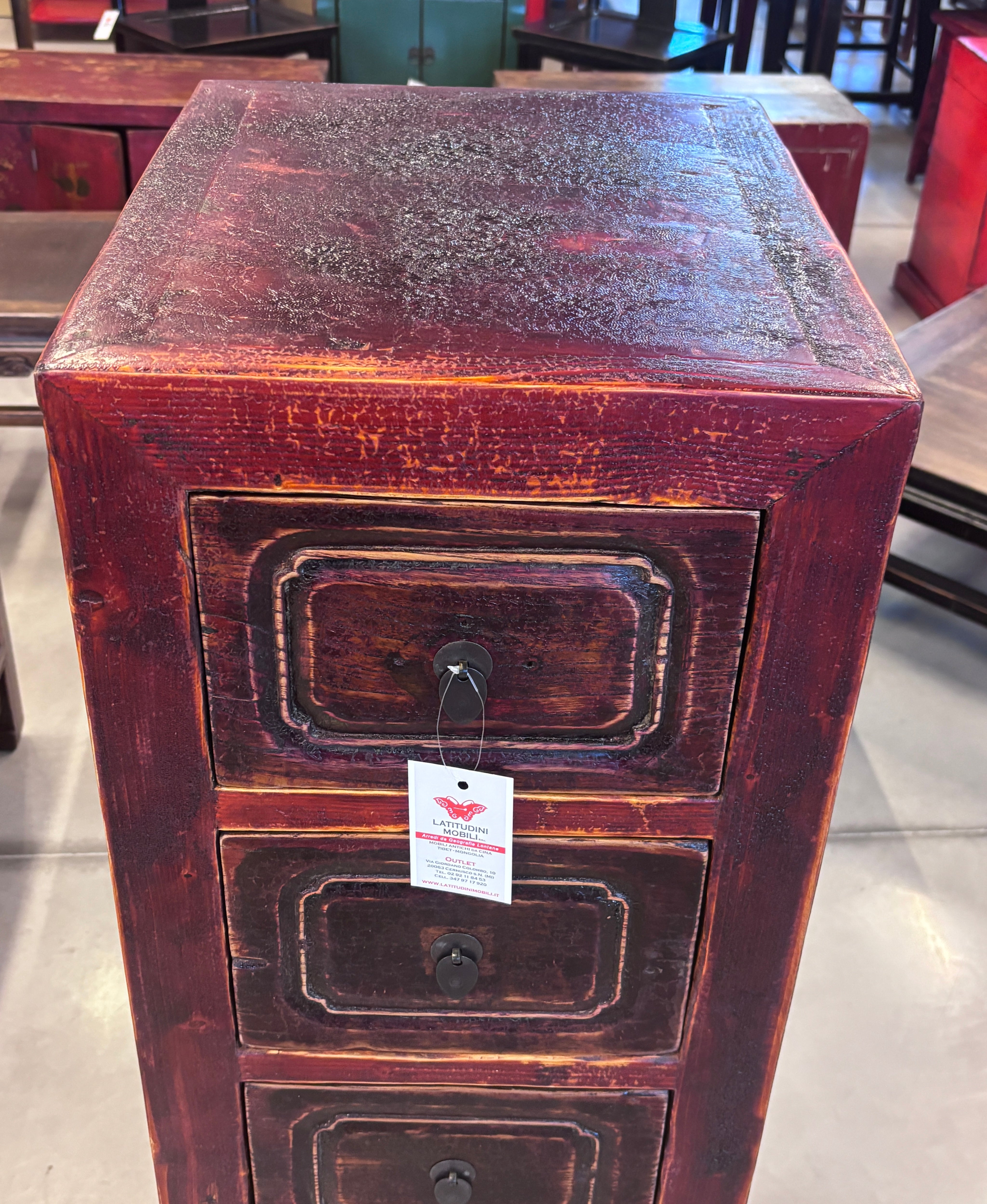 STRETTA CASSETTIERA A COLONNA