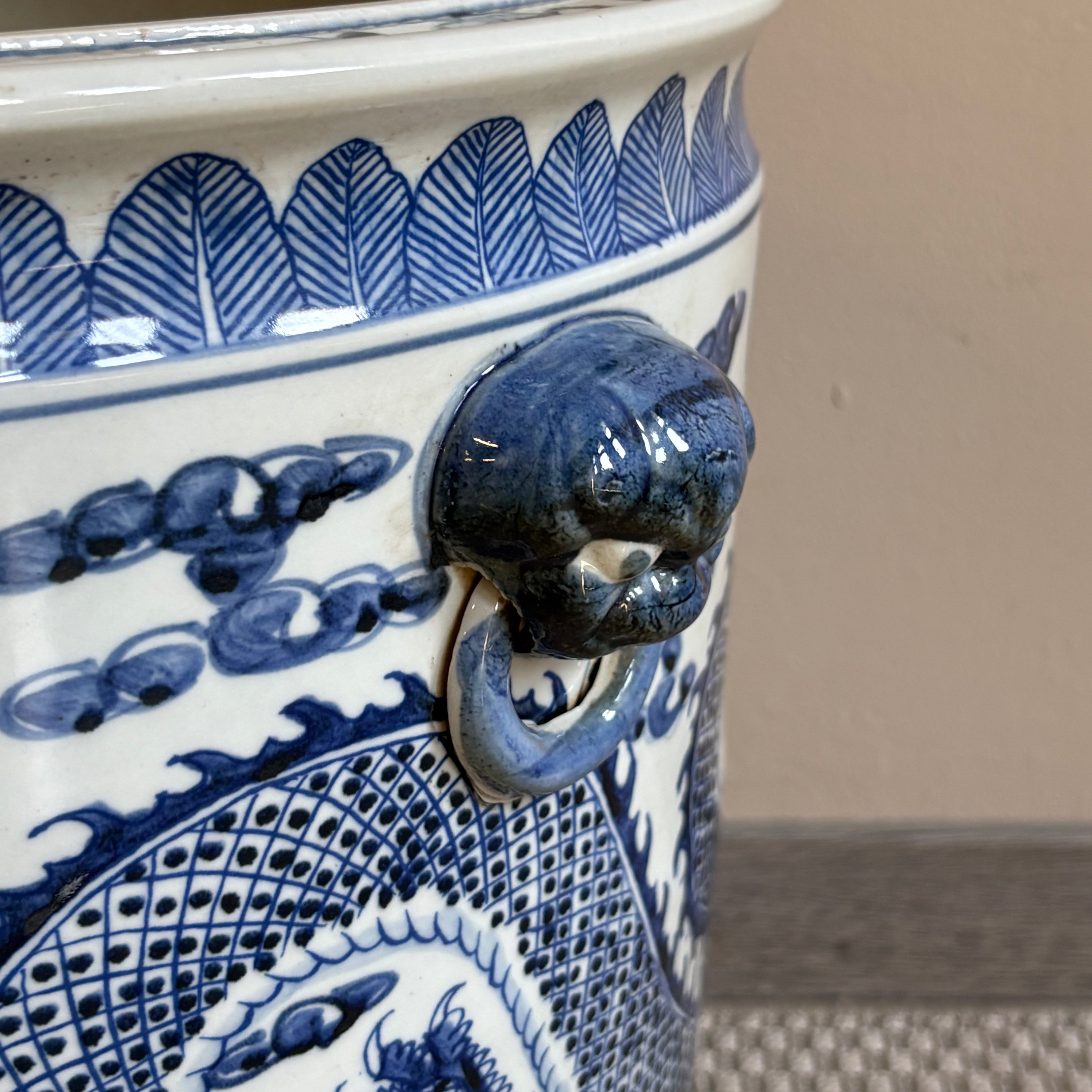 VASO CACHEPOT CERAMICA DECORATA