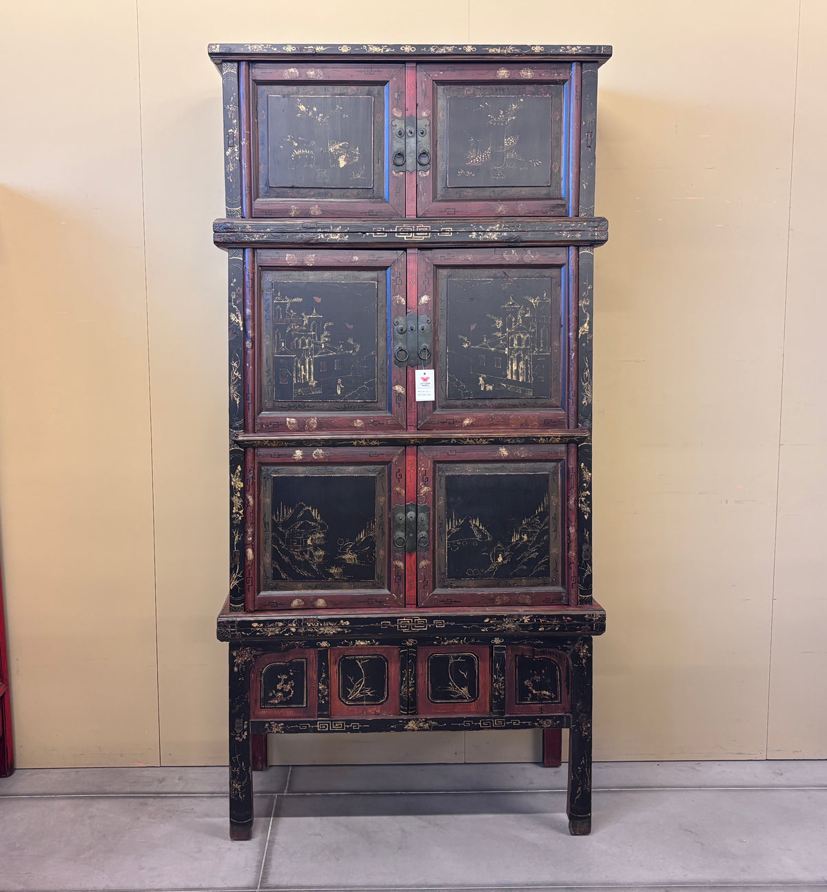 GRANDE ARMADIO FUJIAN DECORATO