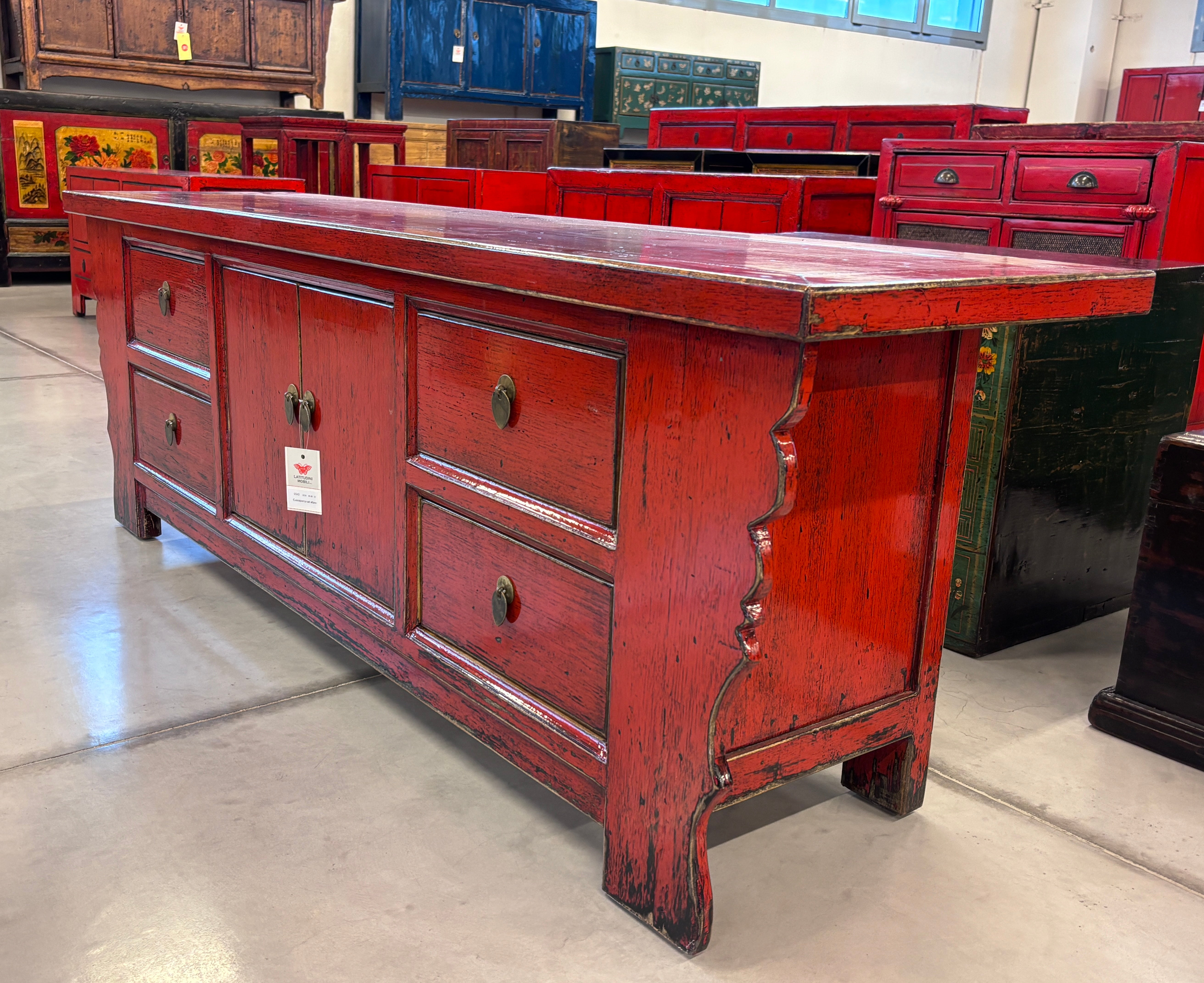 CASSAPANCA CINESE AD ALTARE IN LACCA