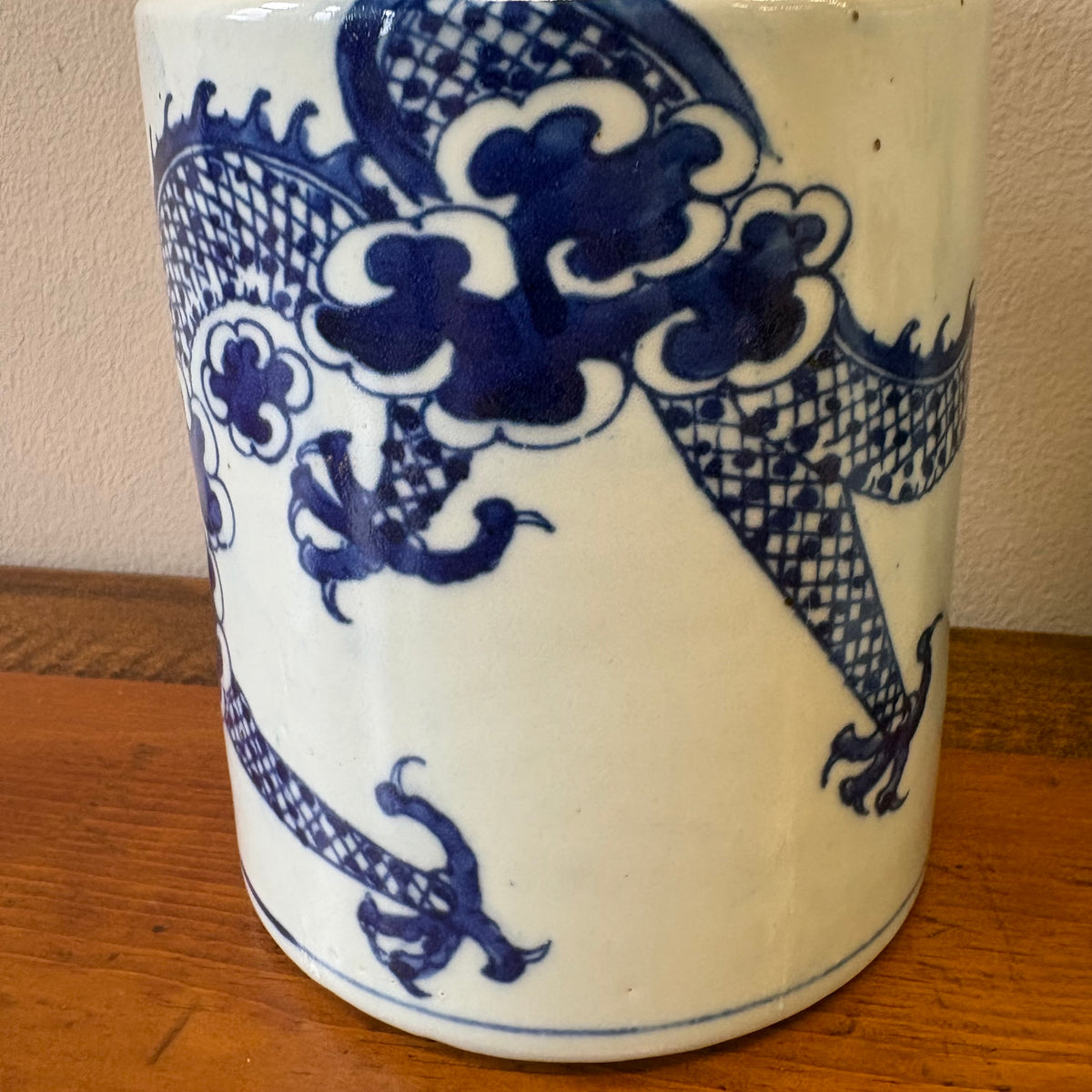 VASO CINESE IN CERAMICA DECORATA