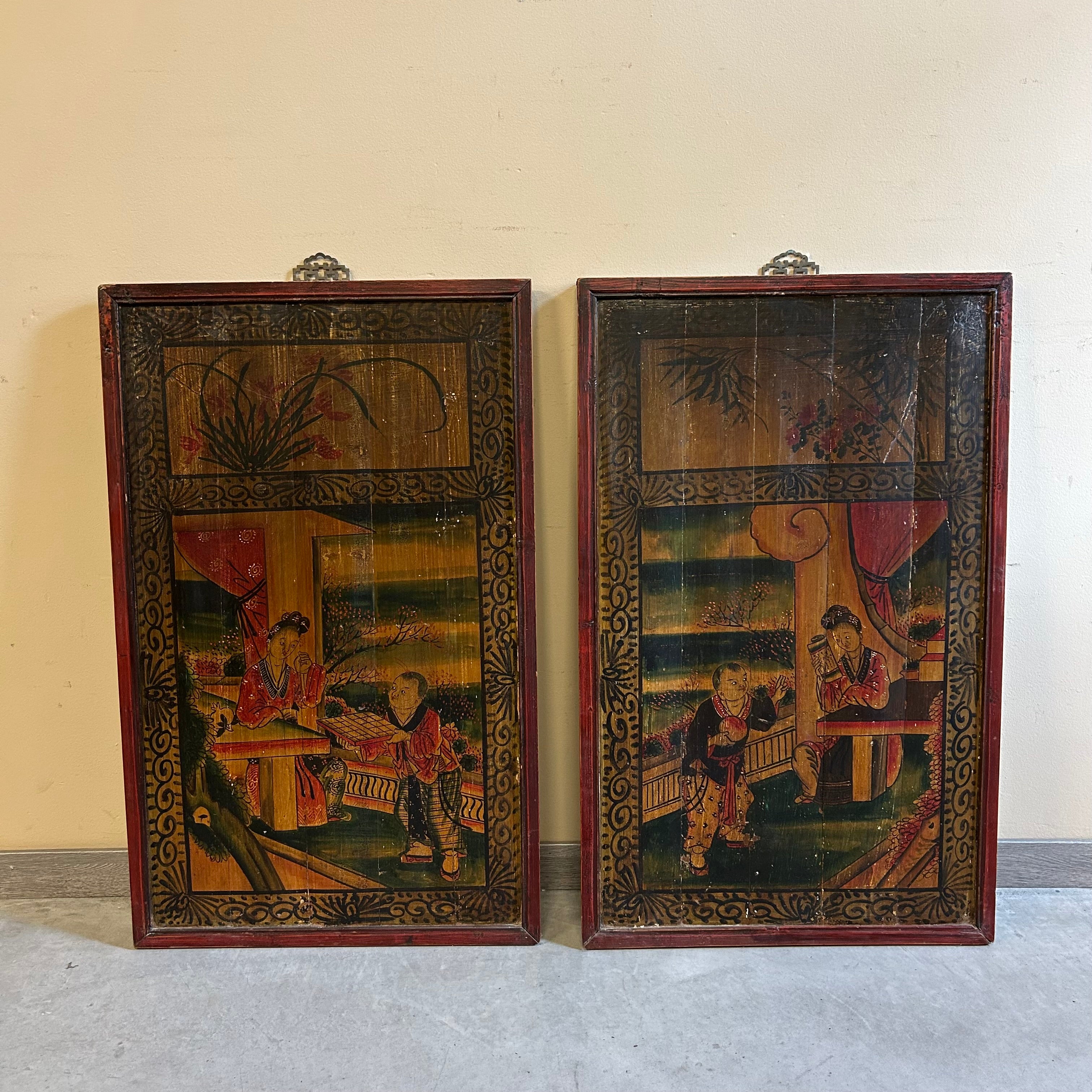 PANNELLO LIGNEO DIPINTO