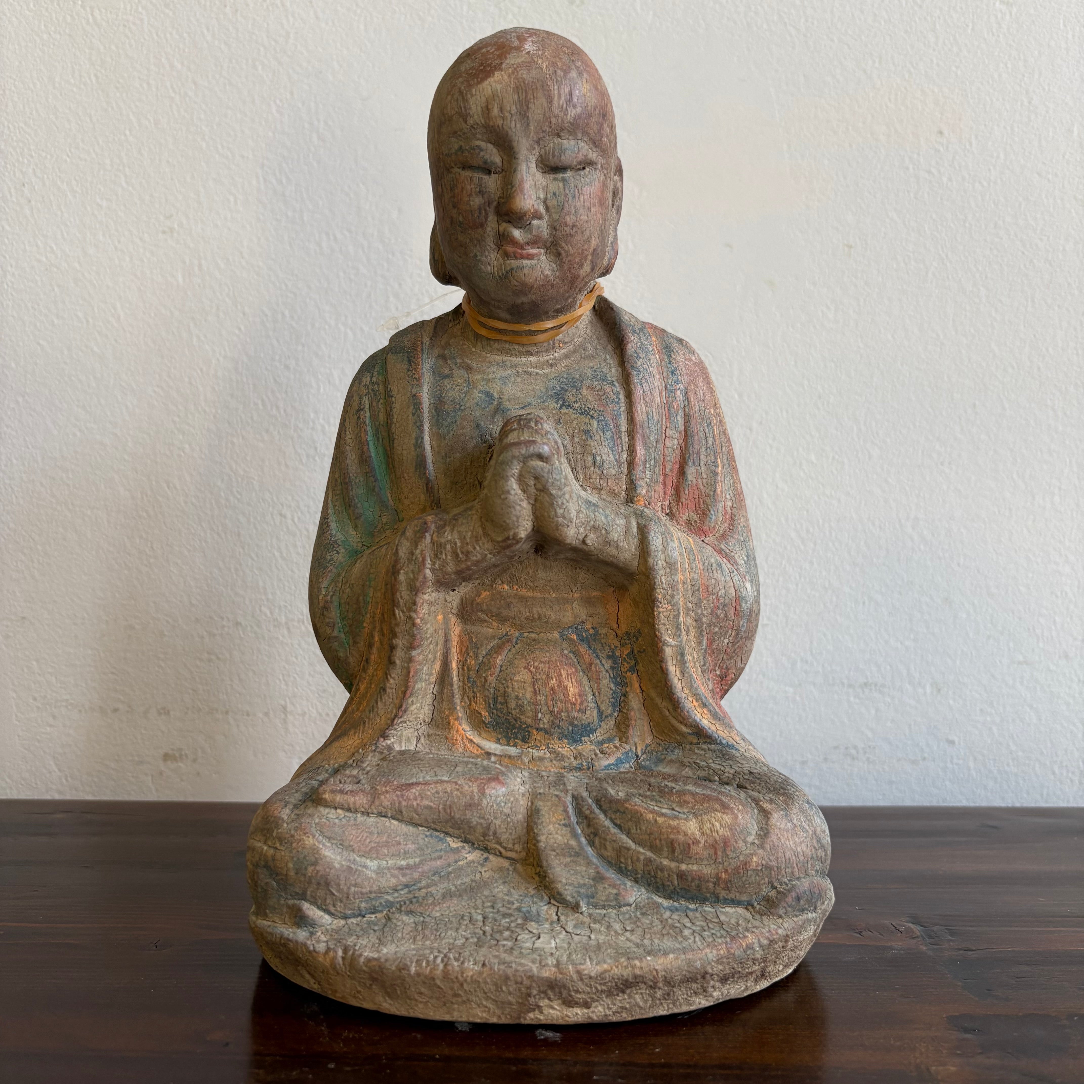 STATUETTA LIGNEA BUDDHA