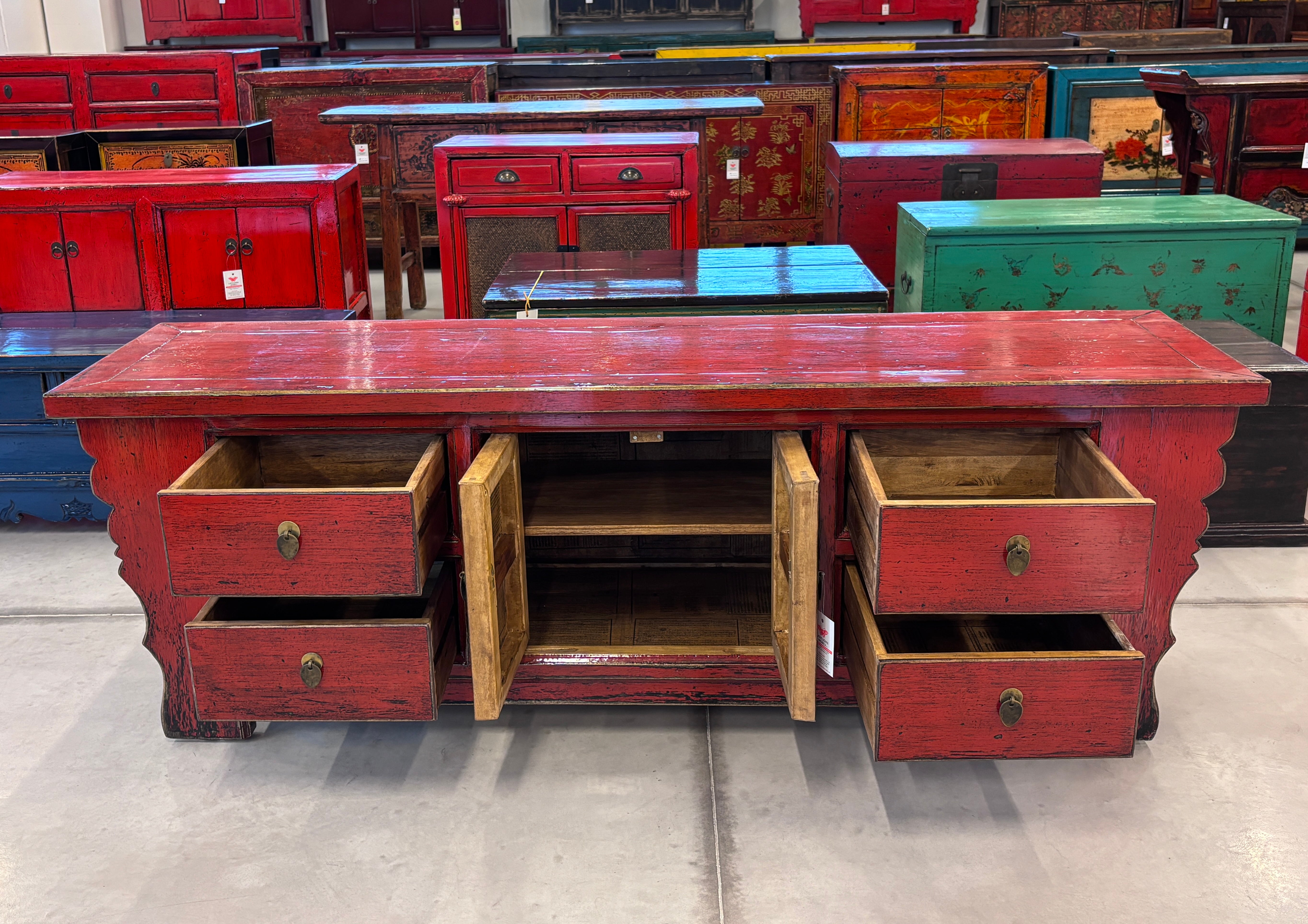 CASSAPANCA CINESE AD ALTARE IN LACCA