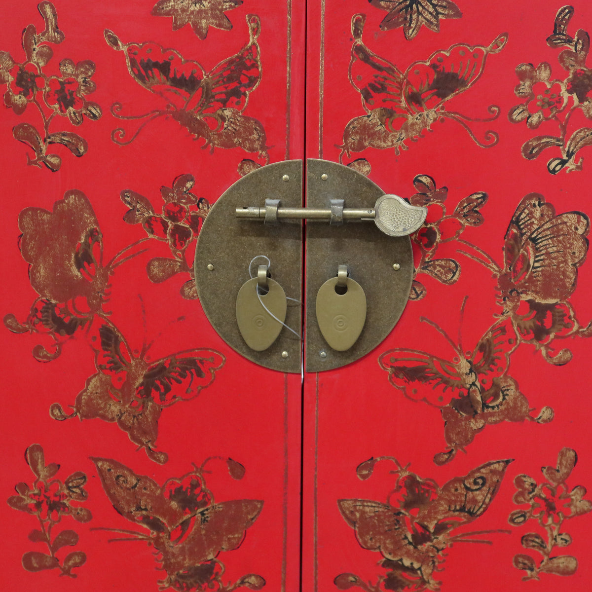 COMODINO CINESE DECORATO
